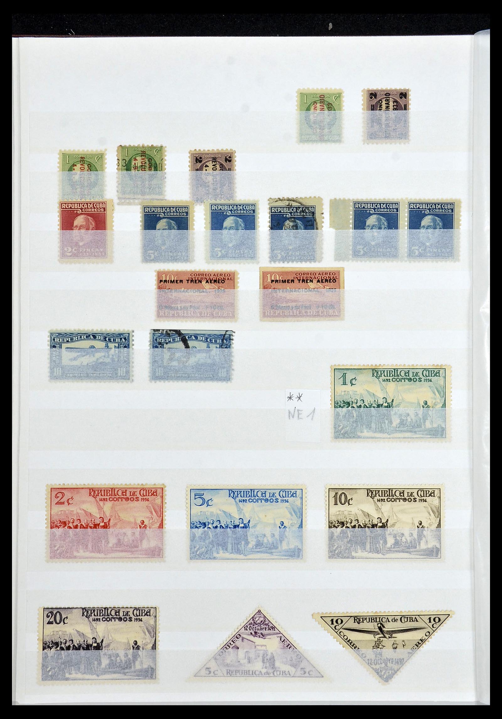 34179 010 - Postzegelverzameling 34179 Cuba 1899-1958.