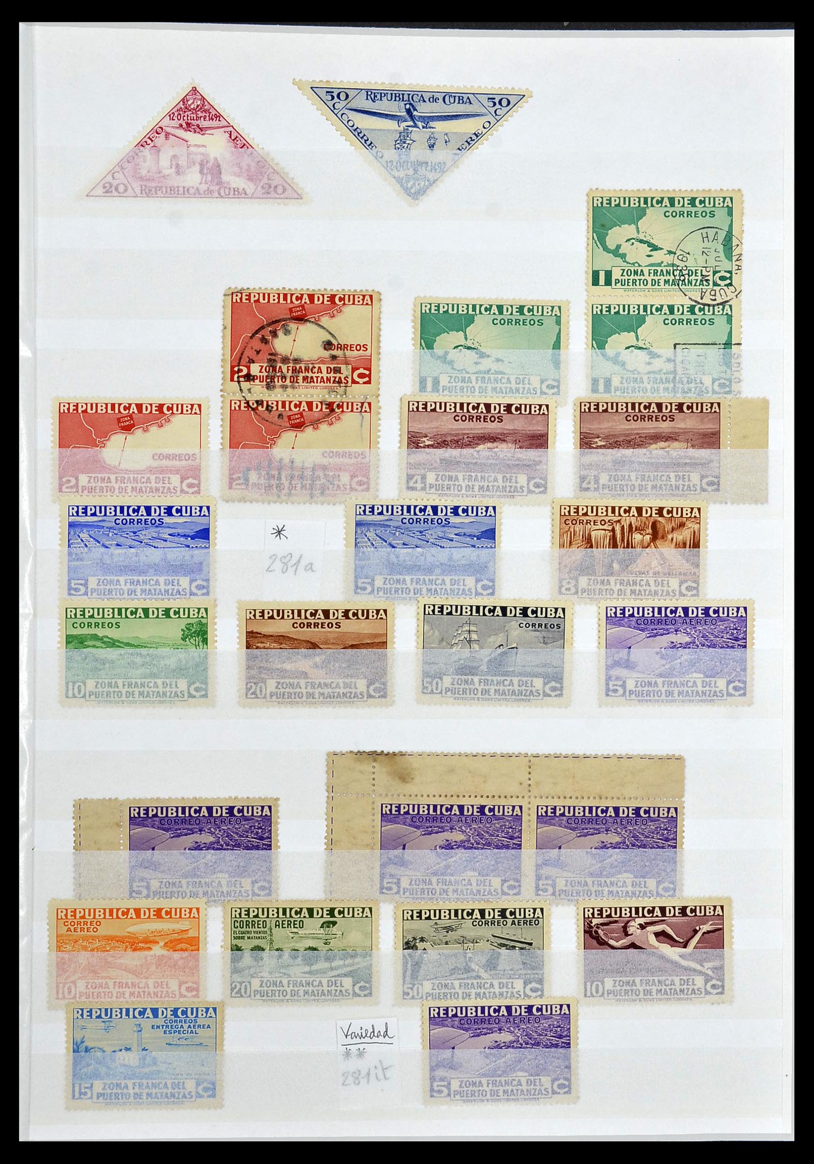34179 011 - Postzegelverzameling 34179 Cuba 1899-1958.