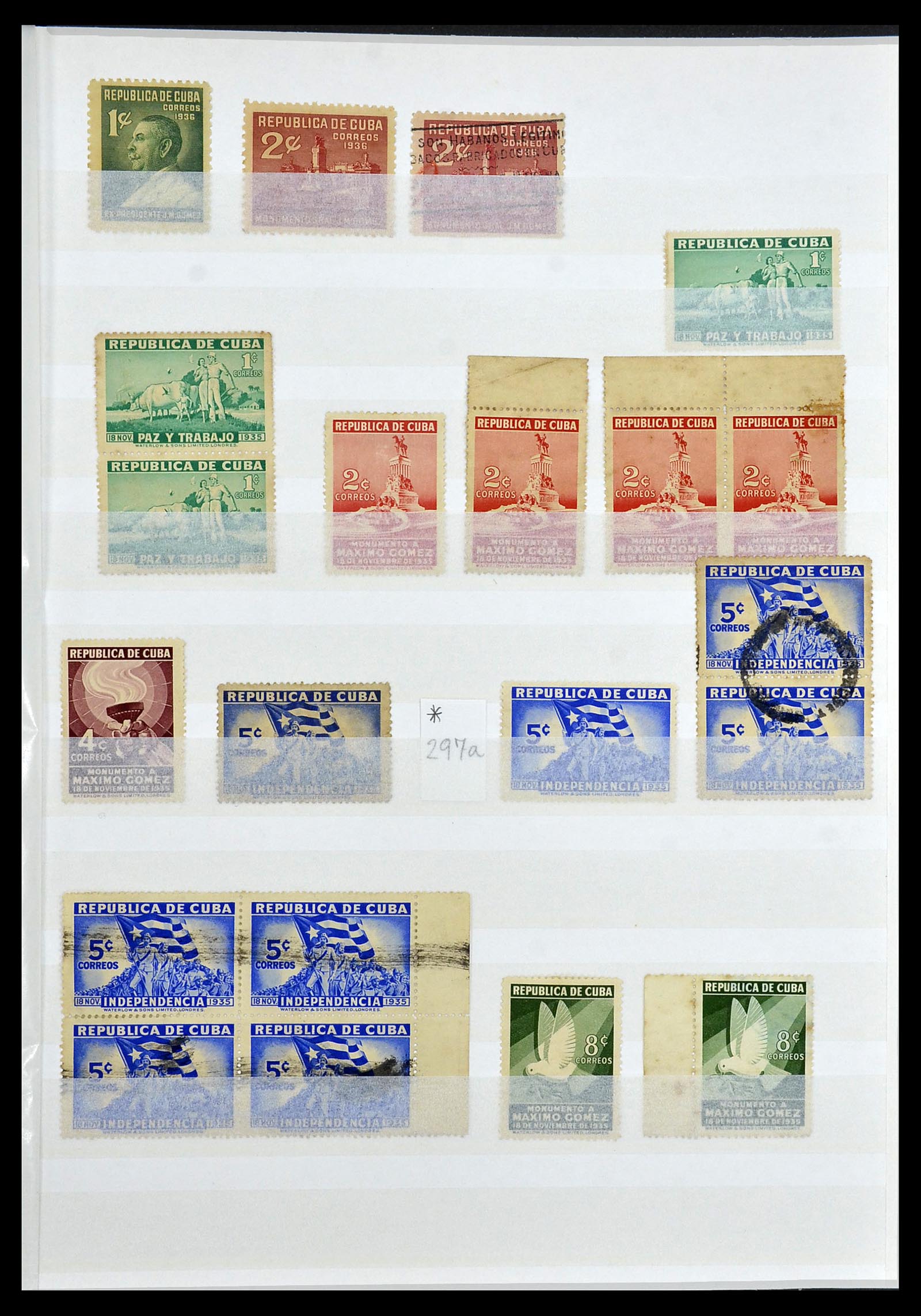 34179 013 - Postzegelverzameling 34179 Cuba 1899-1958.