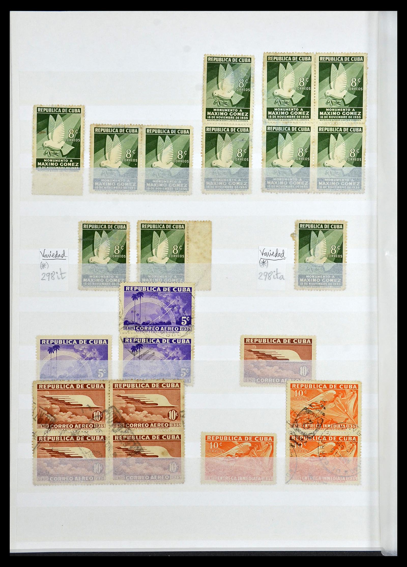 34179 014 - Postzegelverzameling 34179 Cuba 1899-1958.