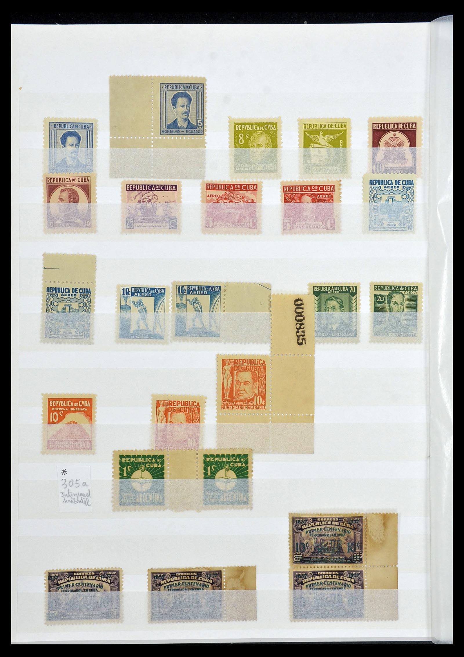34179 016 - Postzegelverzameling 34179 Cuba 1899-1958.