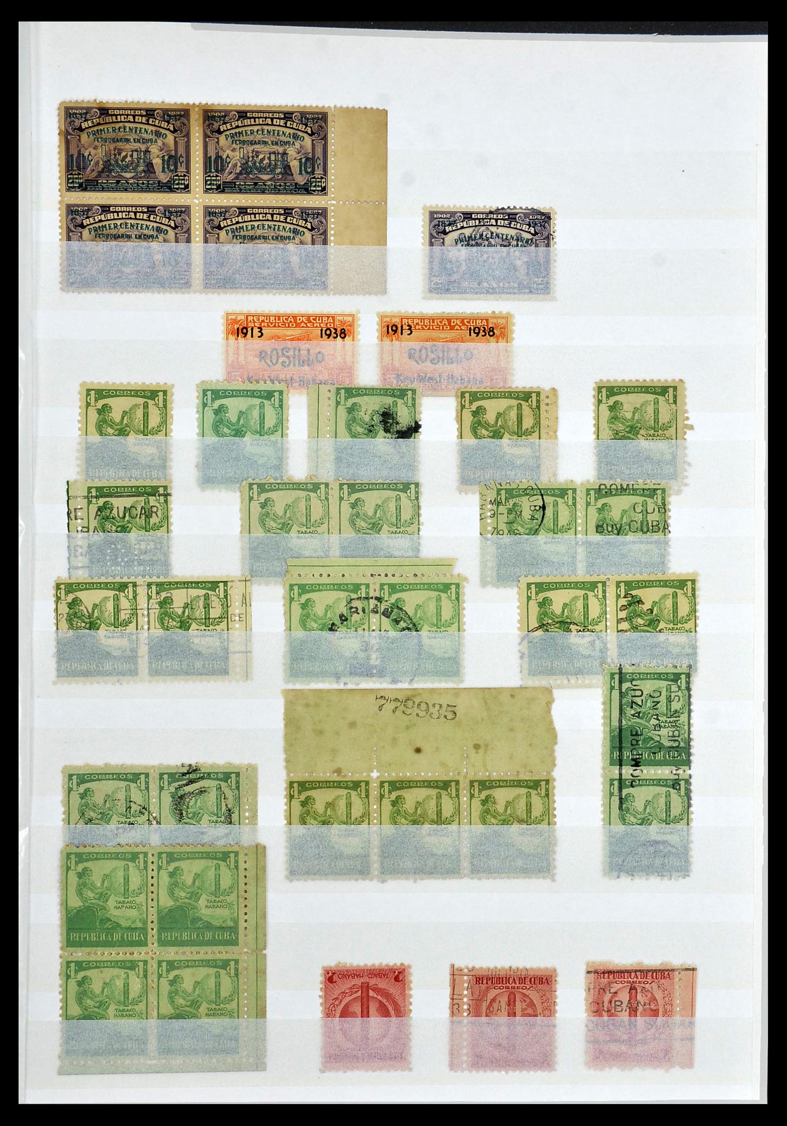 34179 017 - Postzegelverzameling 34179 Cuba 1899-1958.