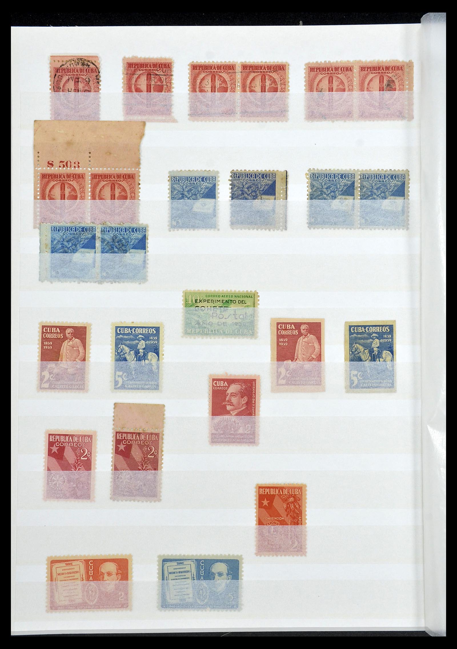 34179 018 - Postzegelverzameling 34179 Cuba 1899-1958.