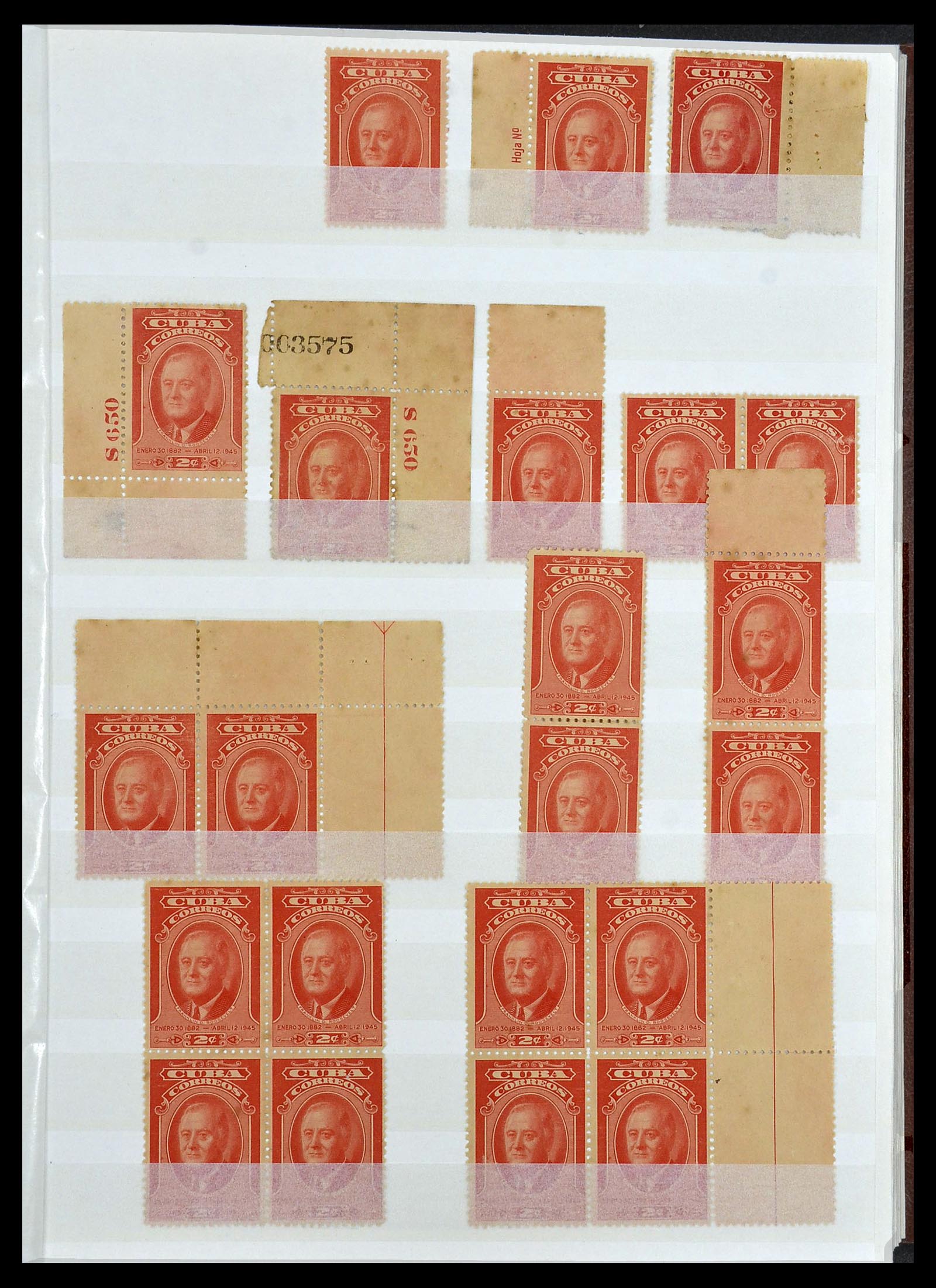 34179 035 - Postzegelverzameling 34179 Cuba 1899-1958.