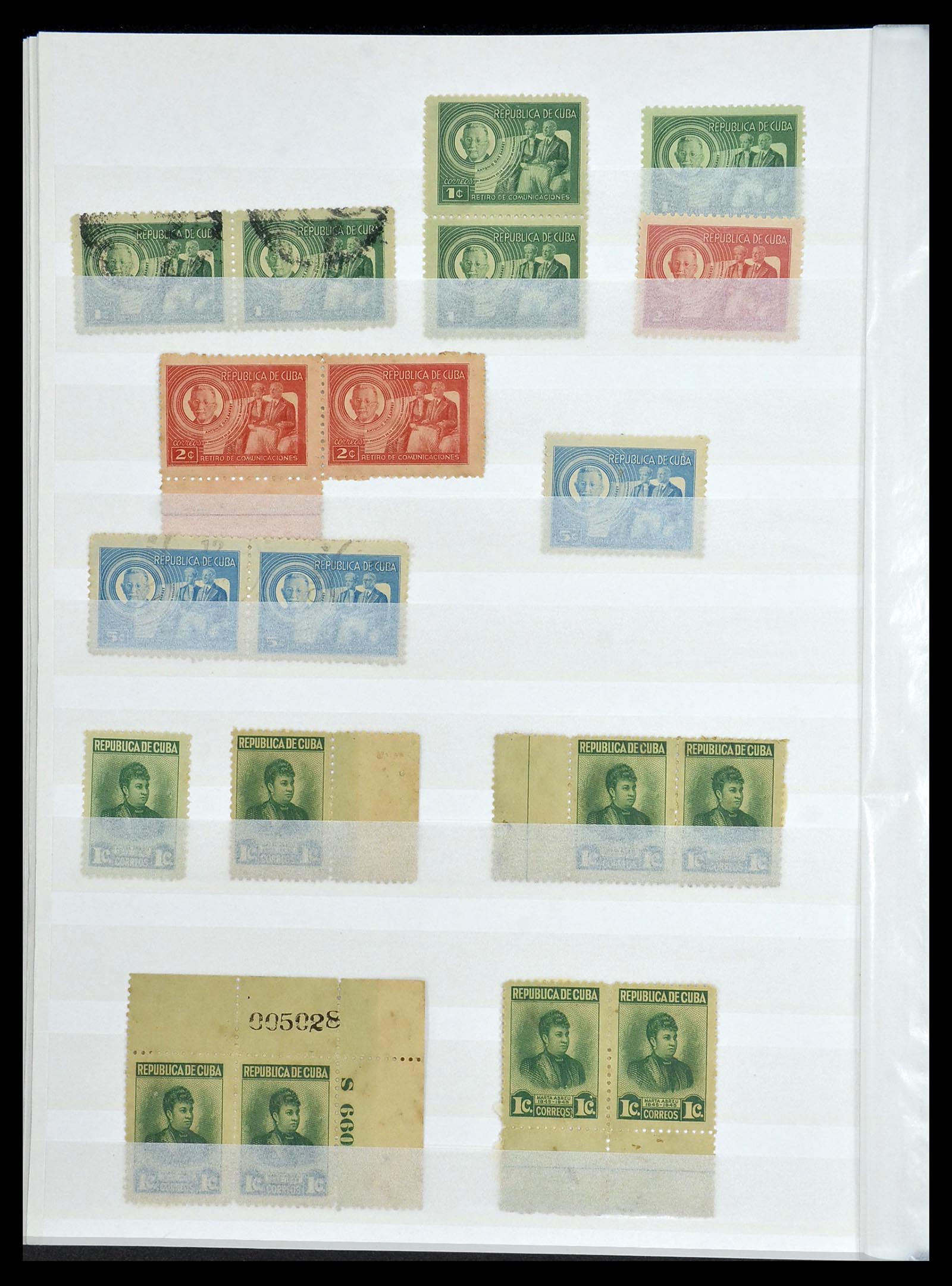 34179 036 - Postzegelverzameling 34179 Cuba 1899-1958.