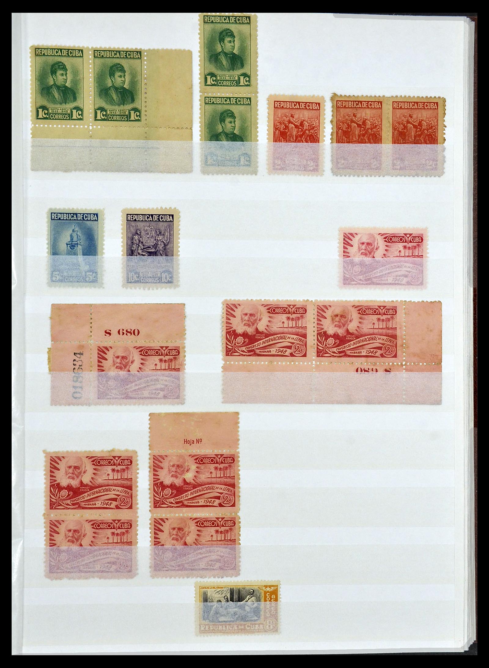 34179 037 - Postzegelverzameling 34179 Cuba 1899-1958.