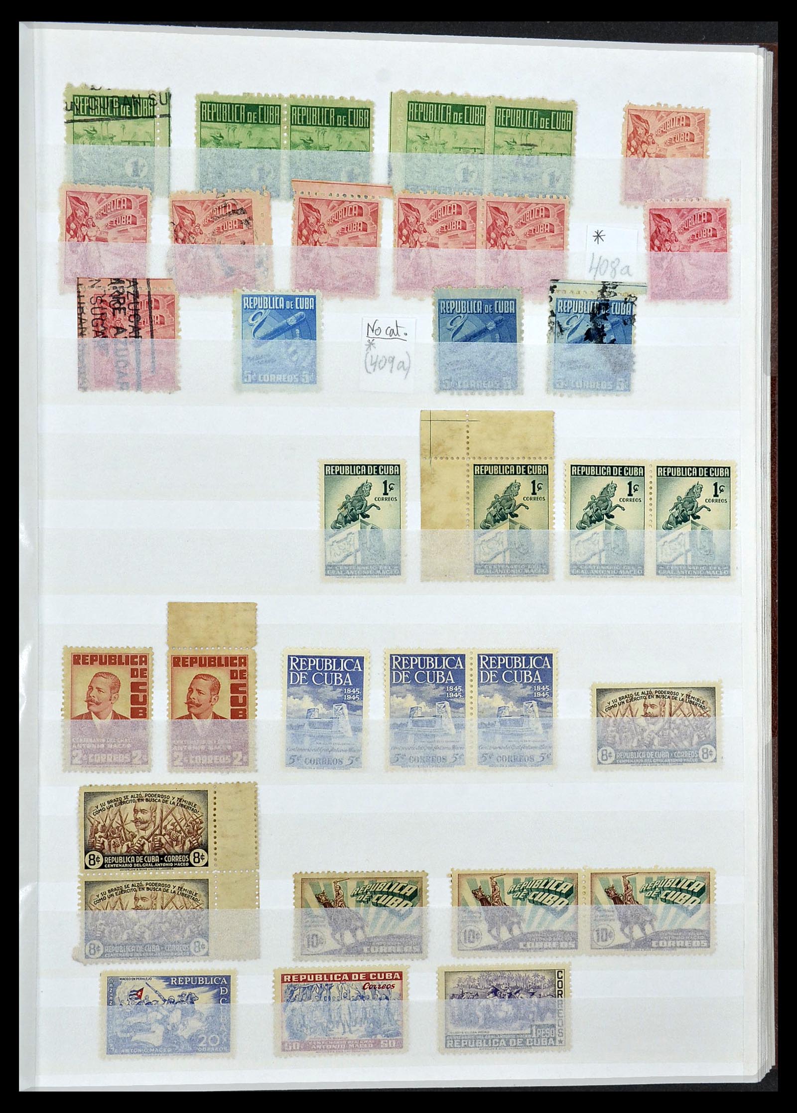 34179 041 - Postzegelverzameling 34179 Cuba 1899-1958.