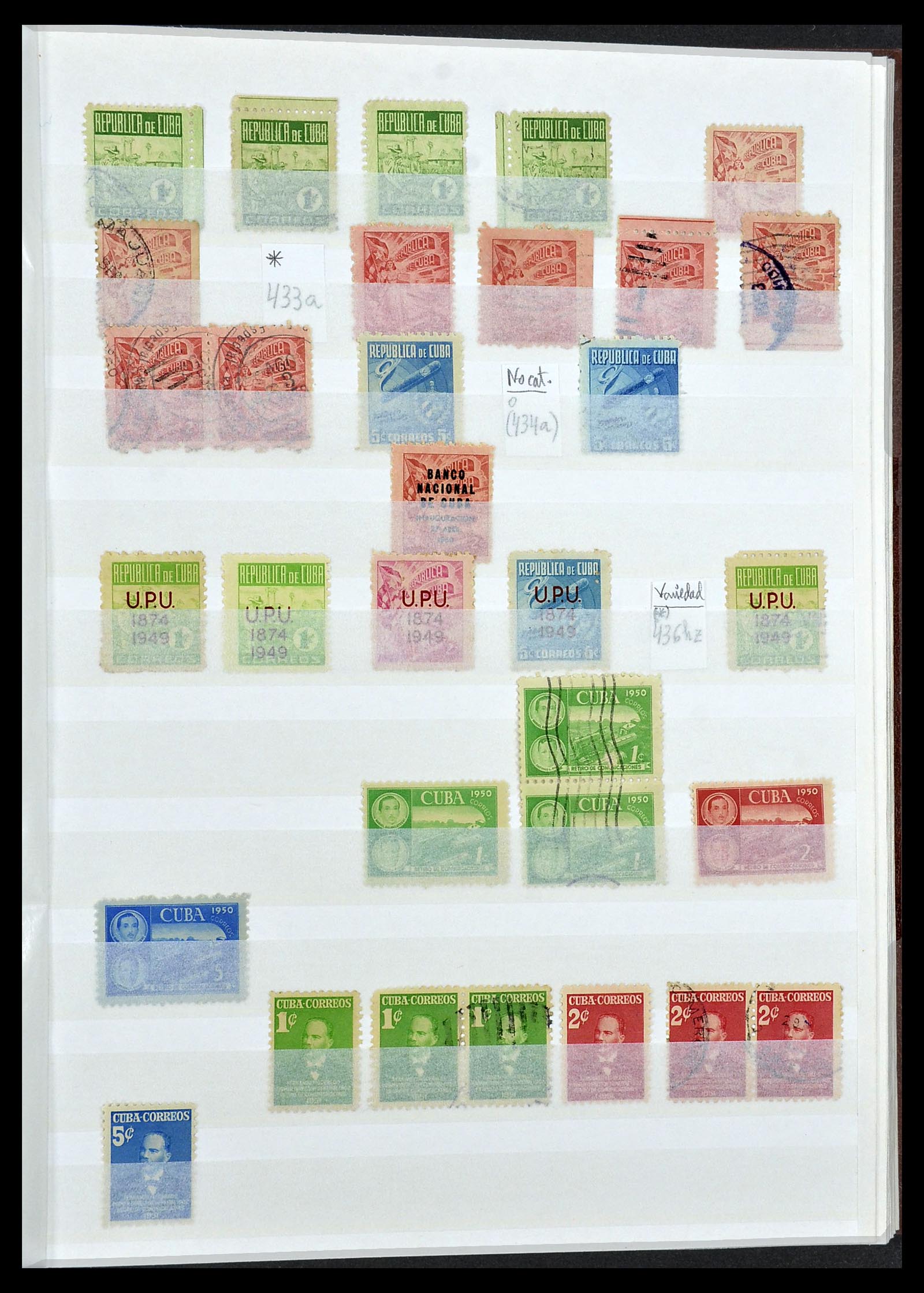 34179 045 - Postzegelverzameling 34179 Cuba 1899-1958.