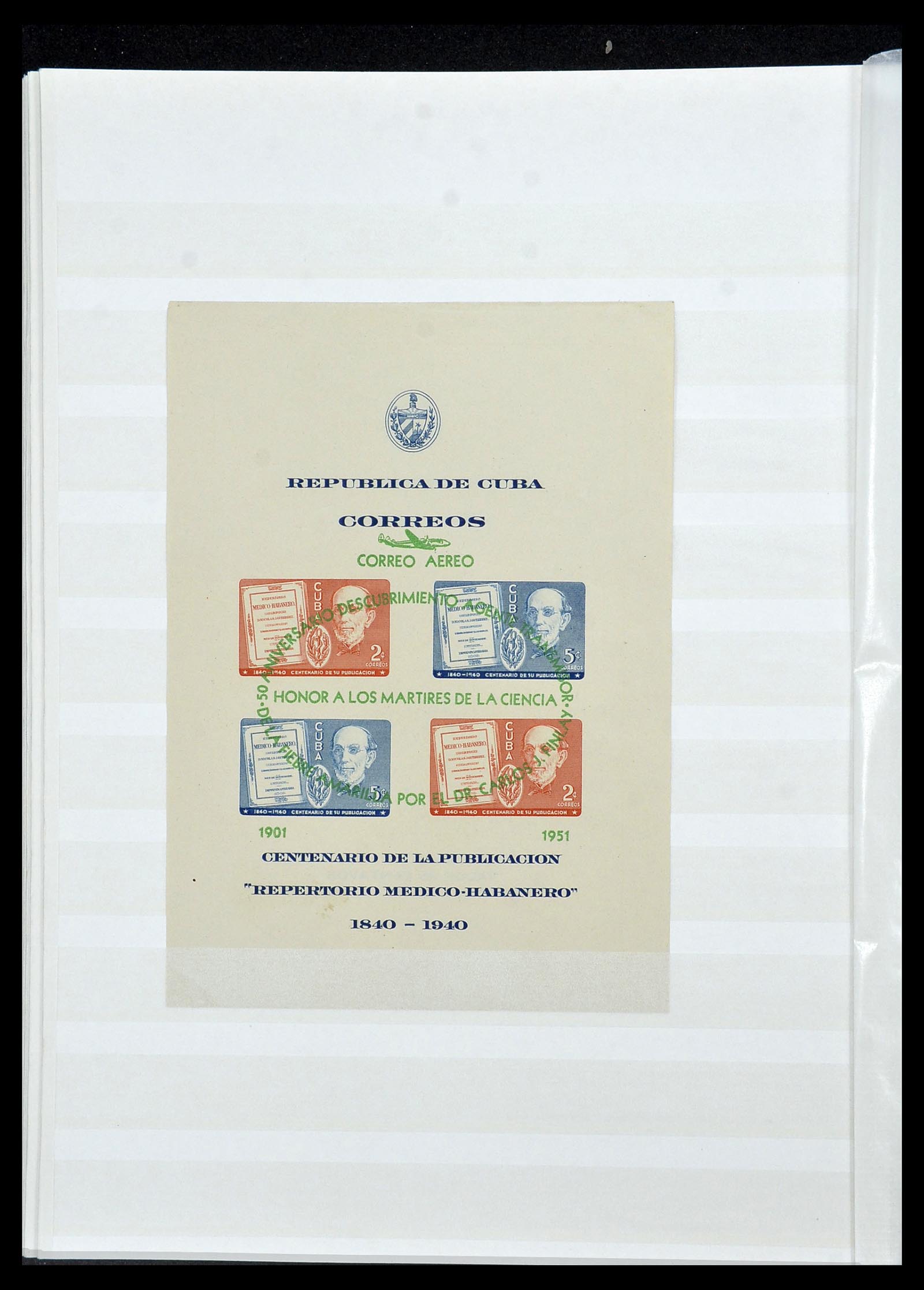 34179 048 - Postzegelverzameling 34179 Cuba 1899-1958.