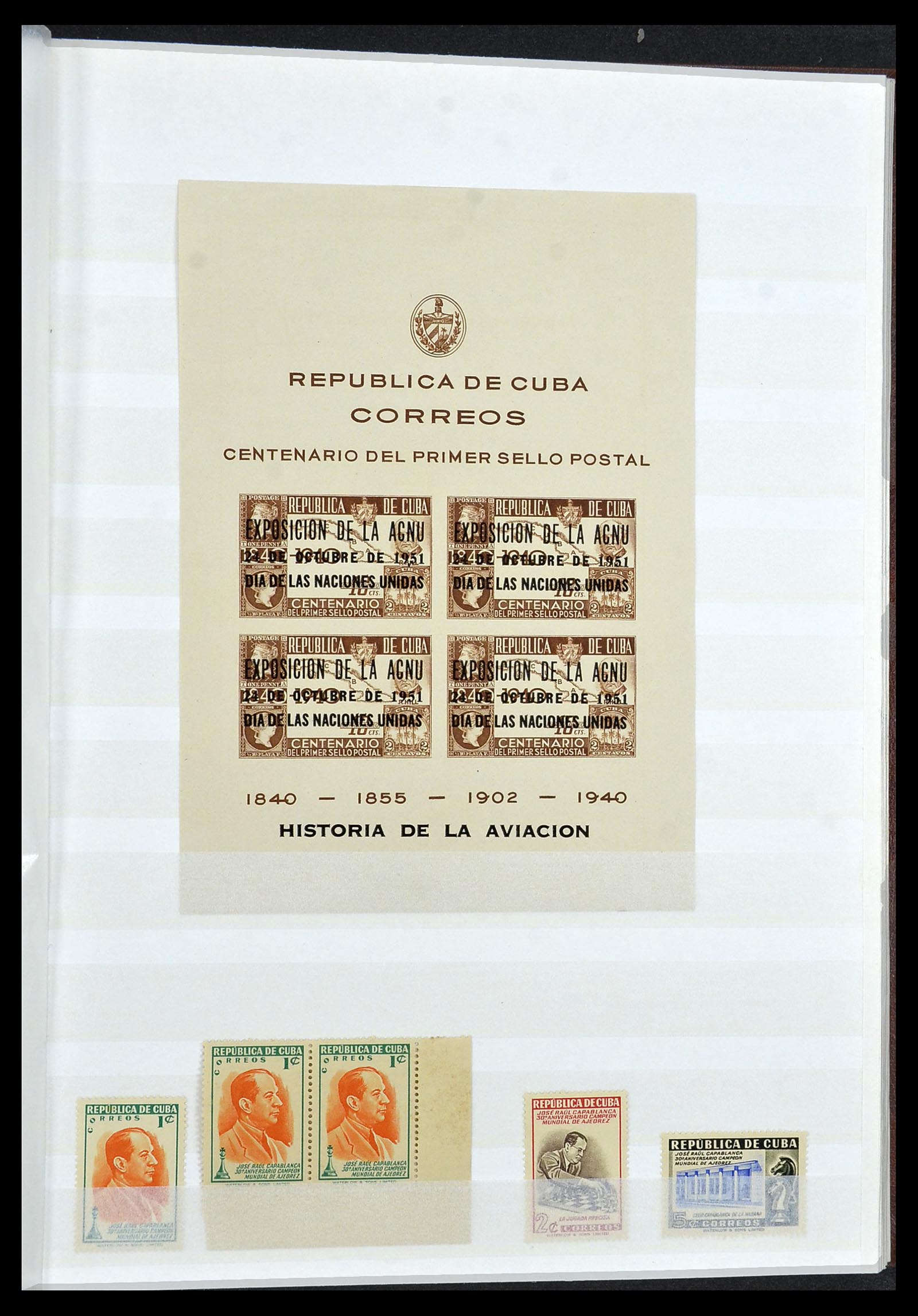 34179 049 - Postzegelverzameling 34179 Cuba 1899-1958.