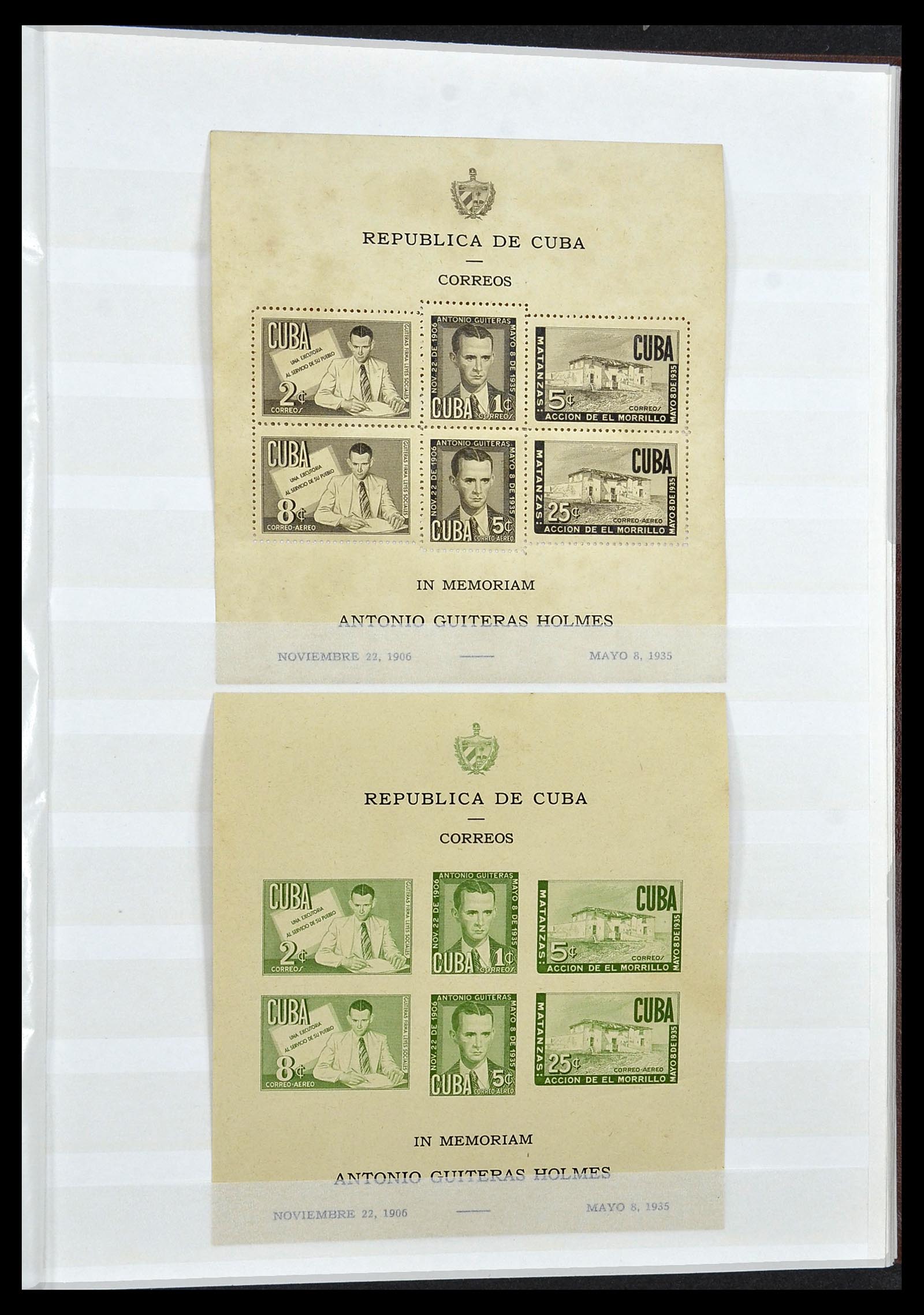 34179 050 - Postzegelverzameling 34179 Cuba 1899-1958.