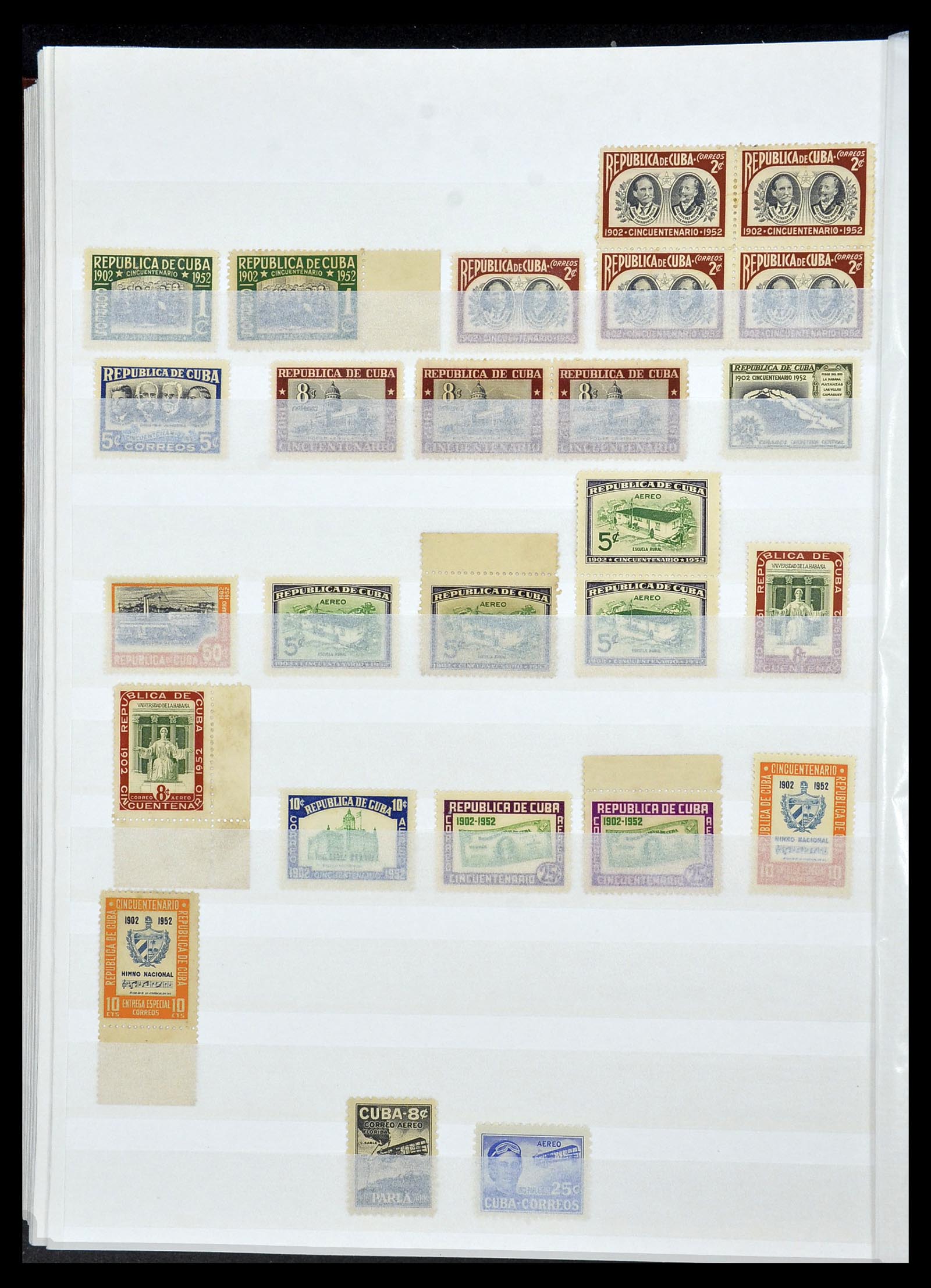 34179 054 - Postzegelverzameling 34179 Cuba 1899-1958.
