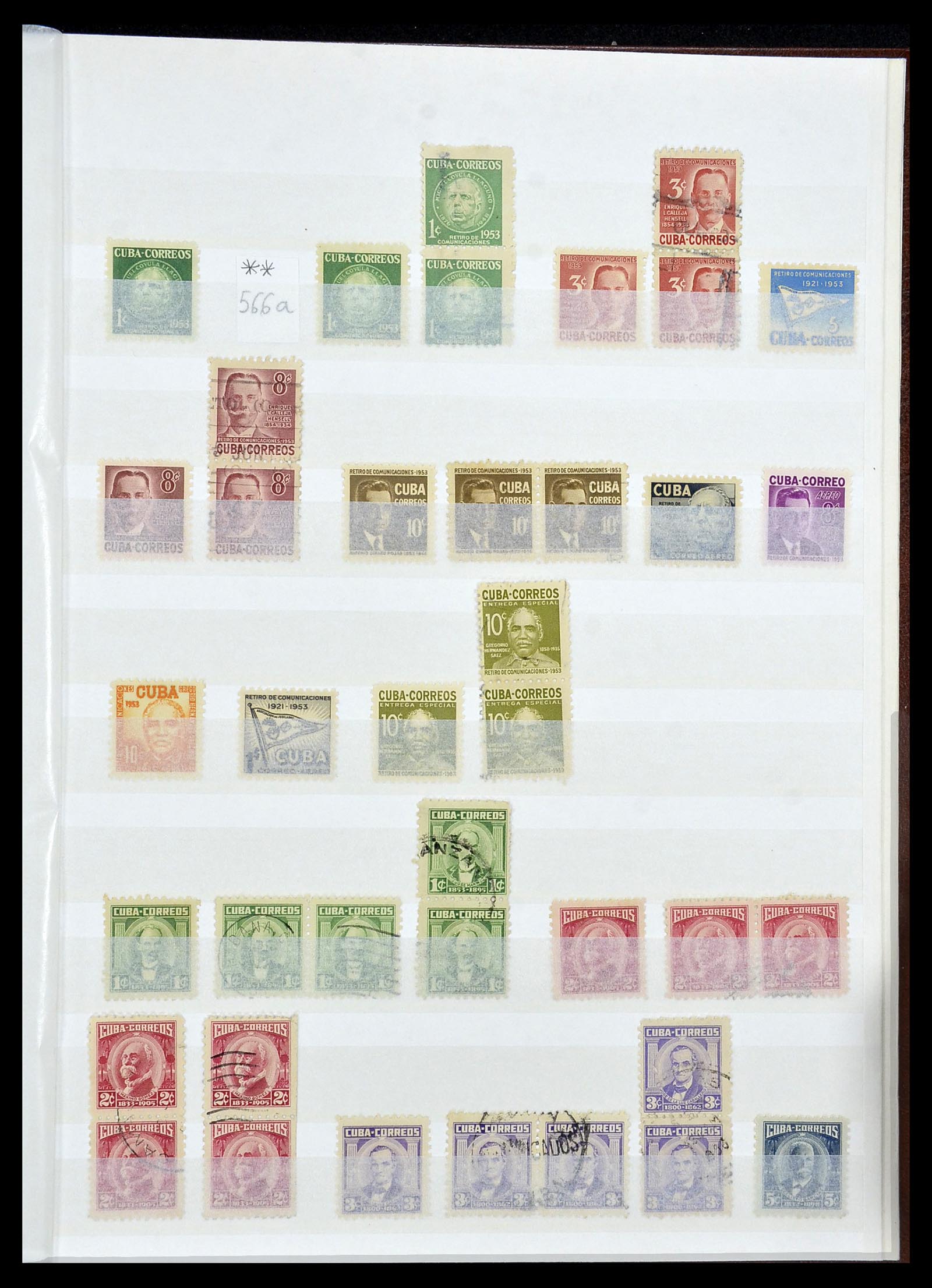 34179 060 - Postzegelverzameling 34179 Cuba 1899-1958.