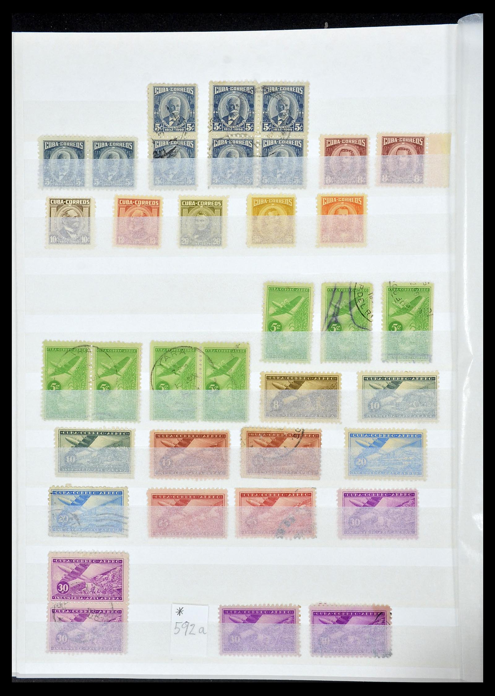 34179 062 - Postzegelverzameling 34179 Cuba 1899-1958.