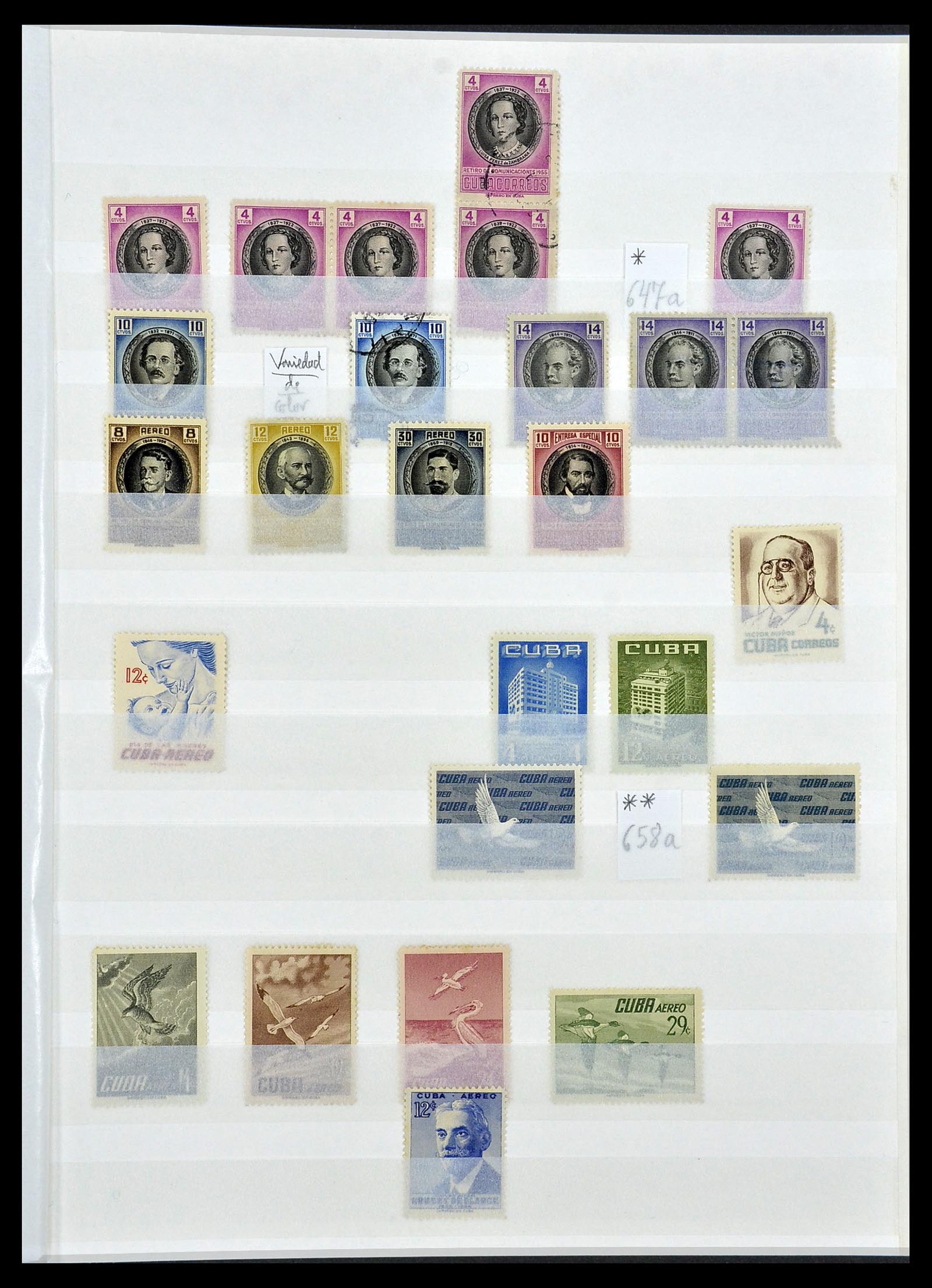 34179 068 - Postzegelverzameling 34179 Cuba 1899-1958.