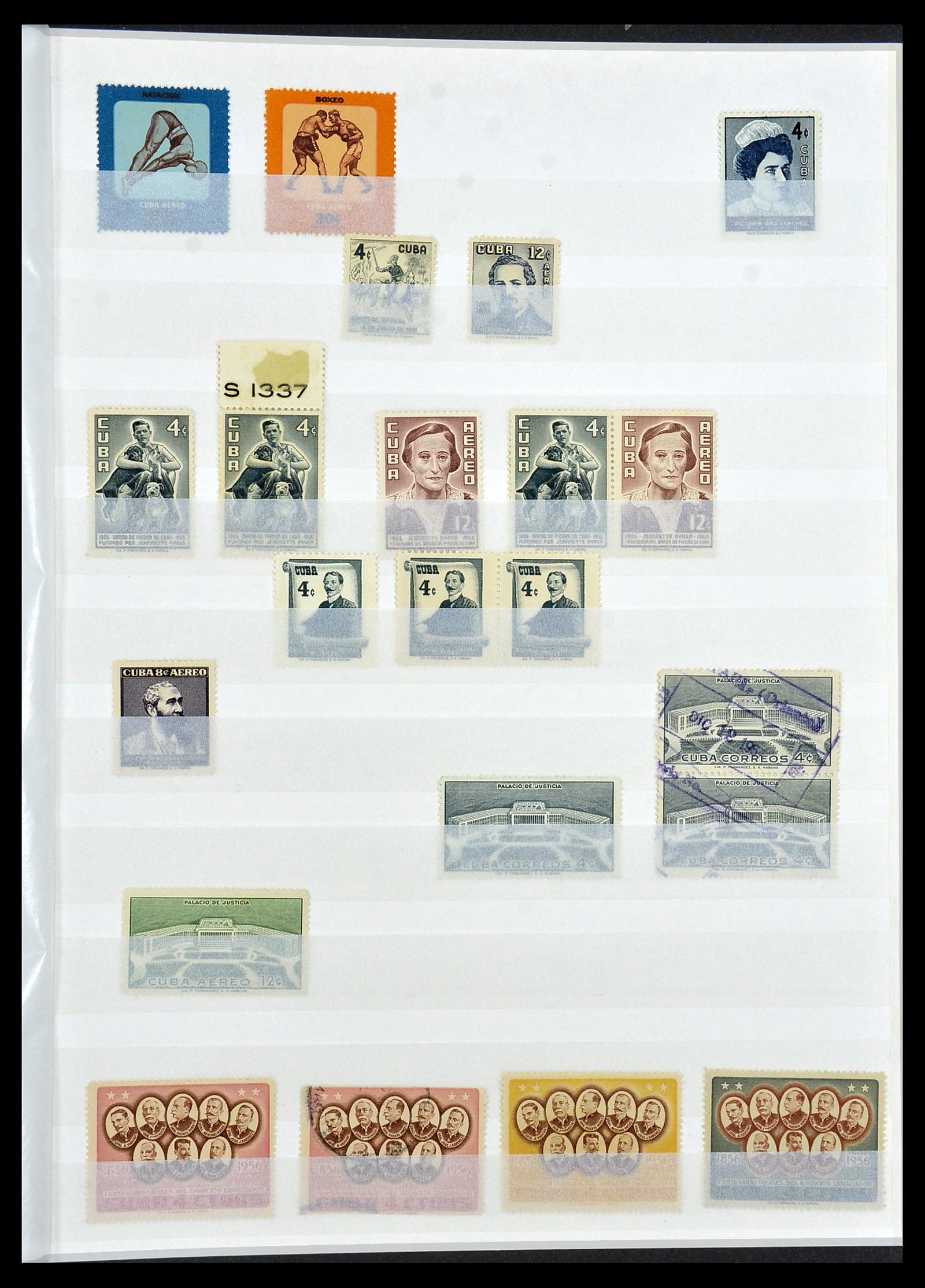 34179 073 - Postzegelverzameling 34179 Cuba 1899-1958.