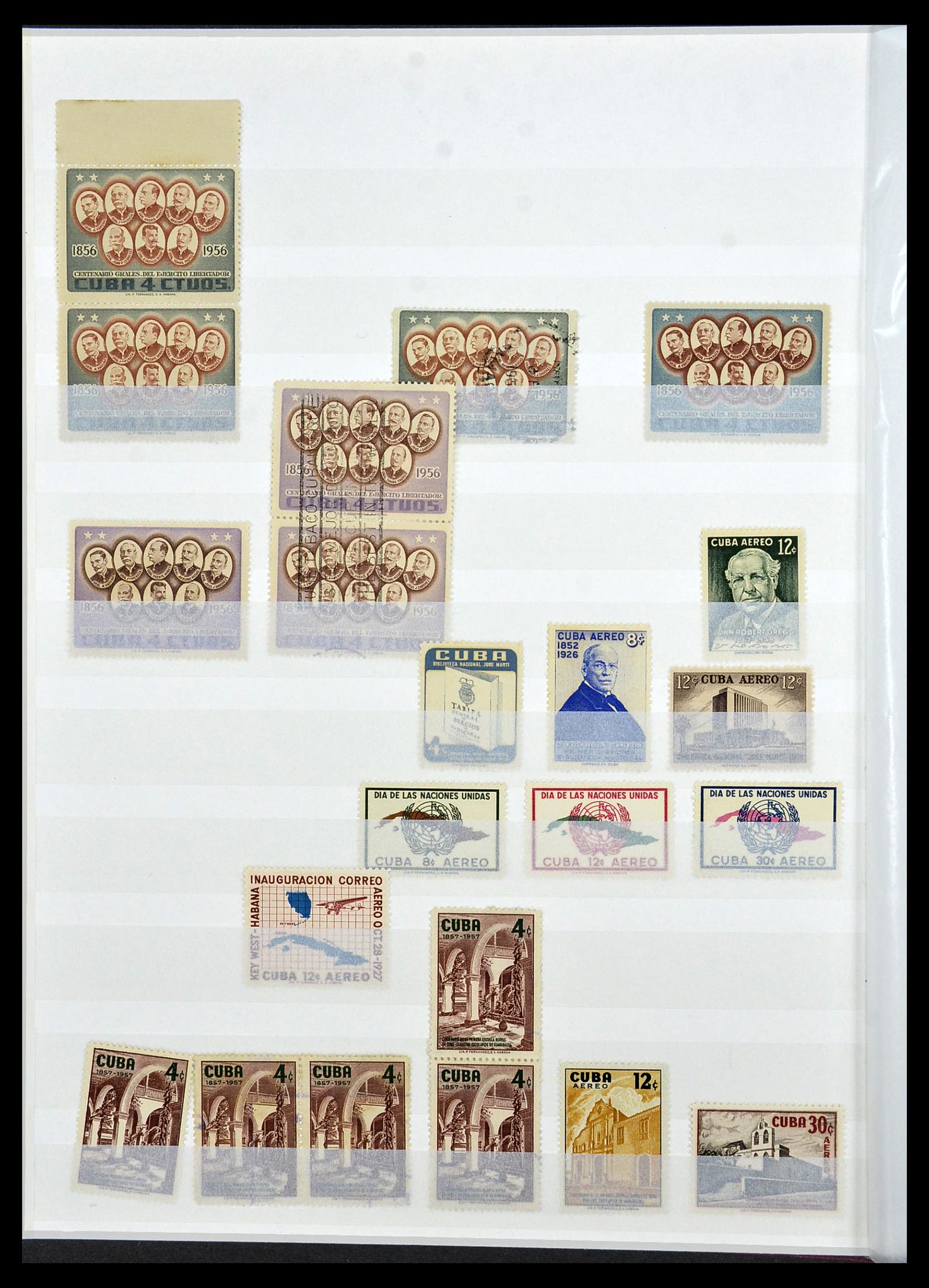 34179 074 - Postzegelverzameling 34179 Cuba 1899-1958.