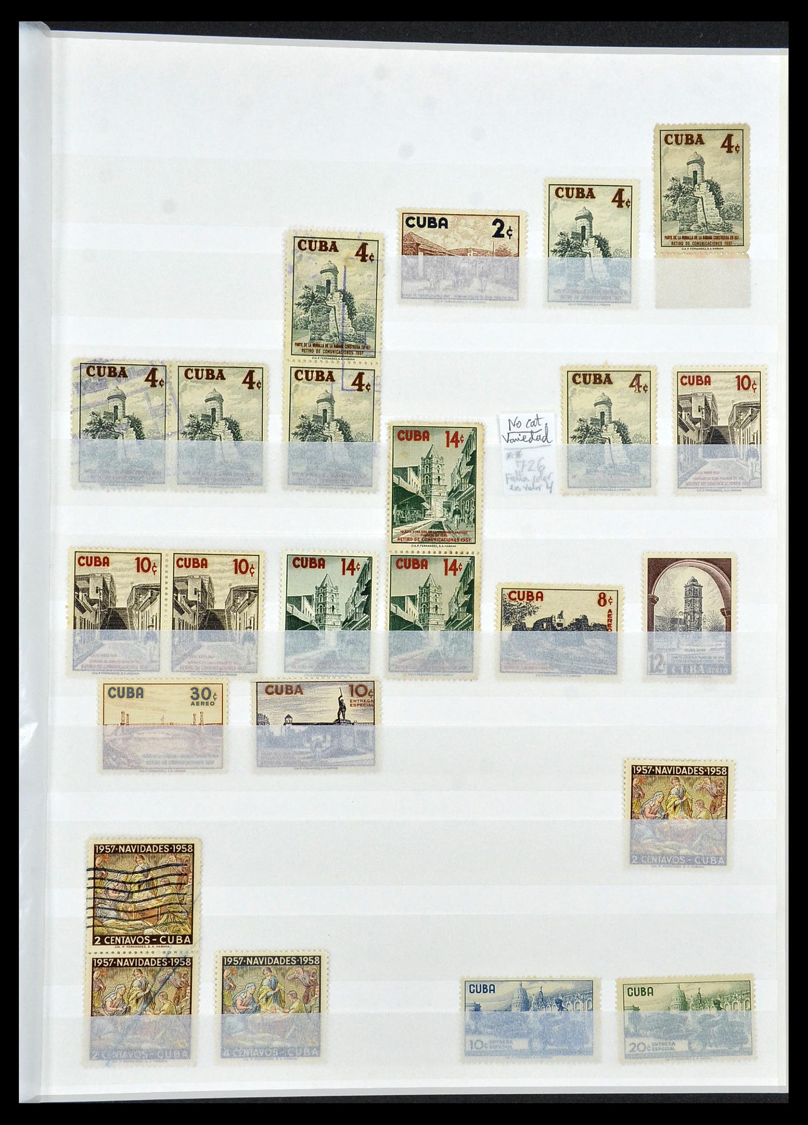 34179 075 - Postzegelverzameling 34179 Cuba 1899-1958.
