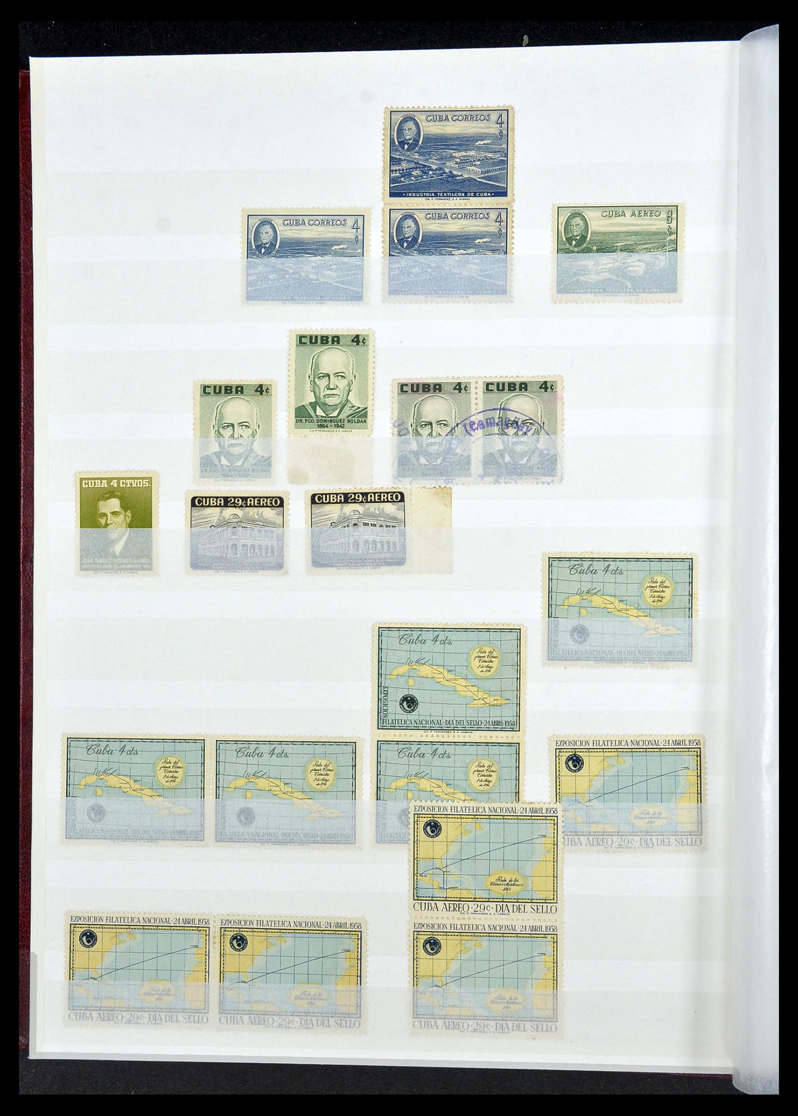 34179 076 - Postzegelverzameling 34179 Cuba 1899-1958.