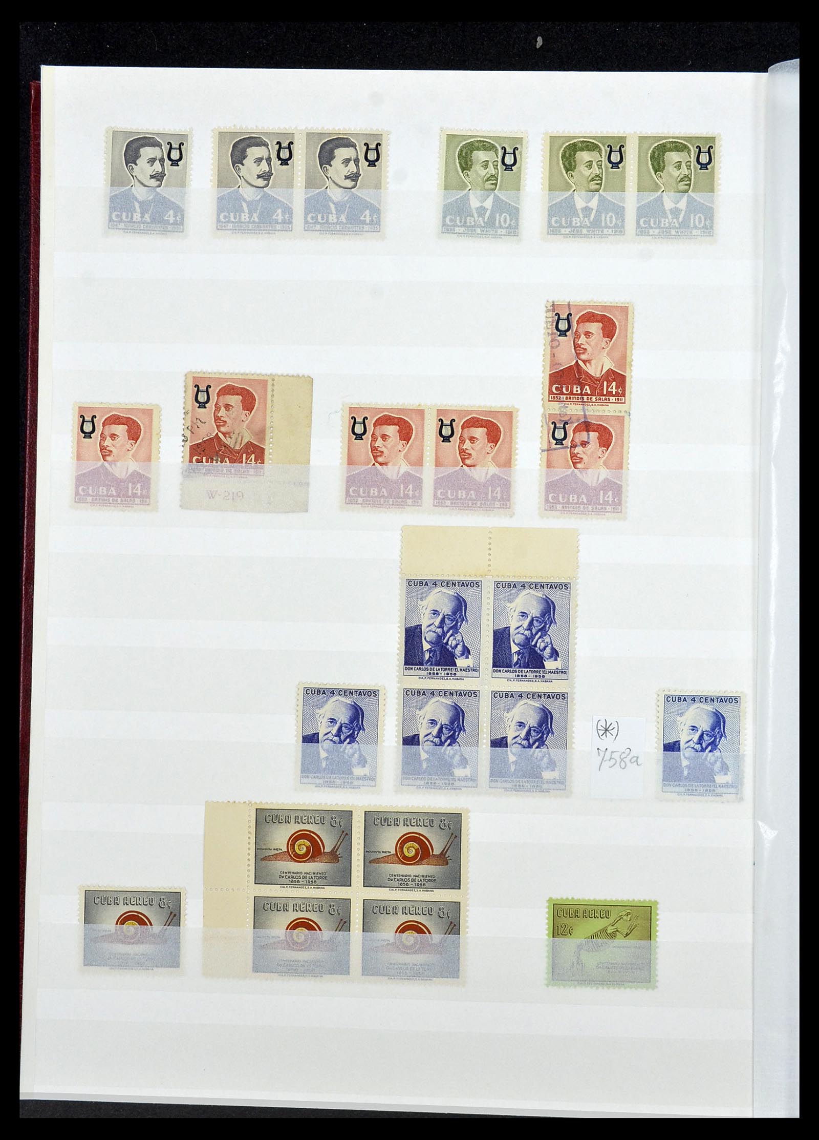 34179 078 - Postzegelverzameling 34179 Cuba 1899-1958.