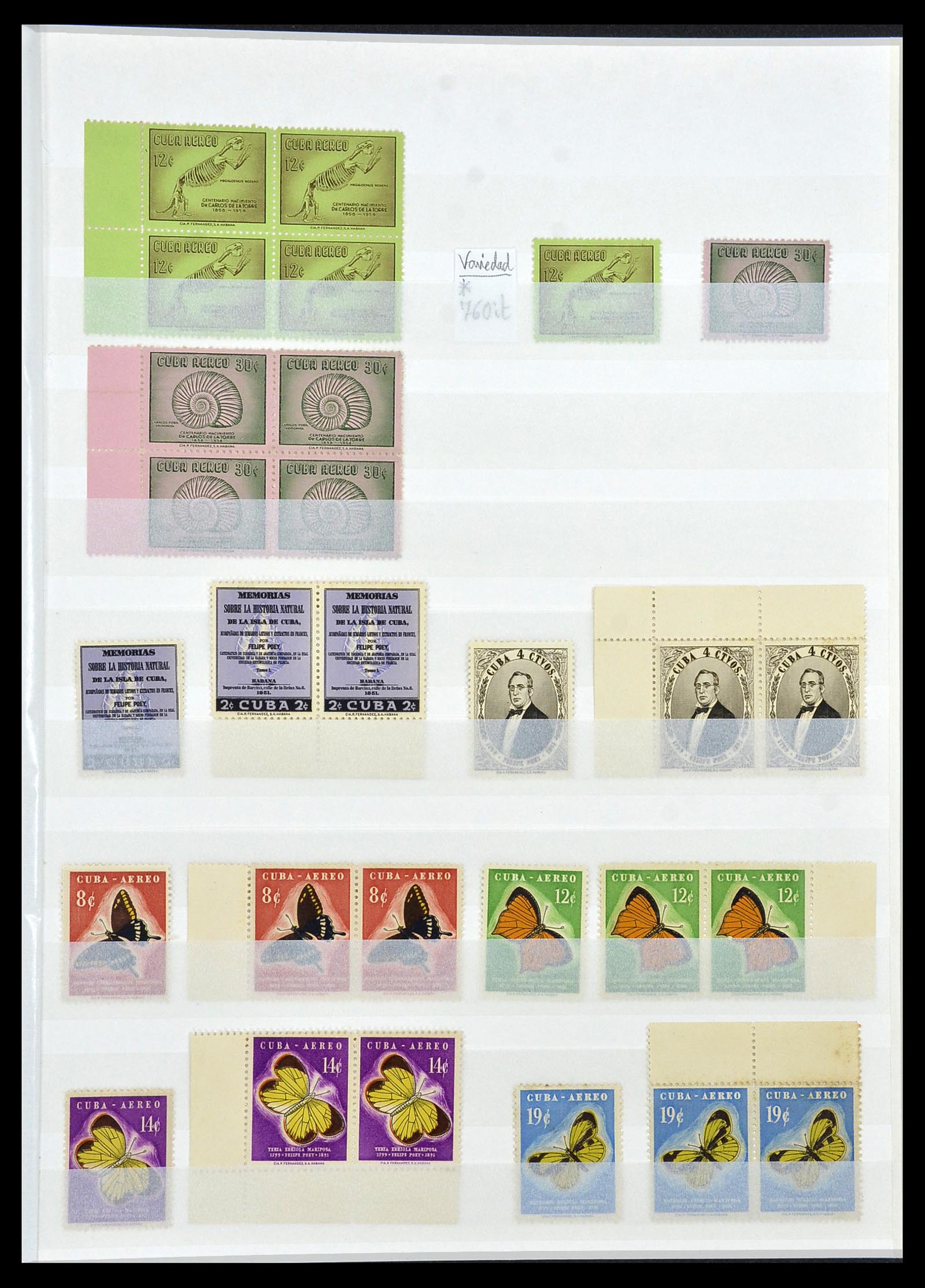 34179 079 - Postzegelverzameling 34179 Cuba 1899-1958.