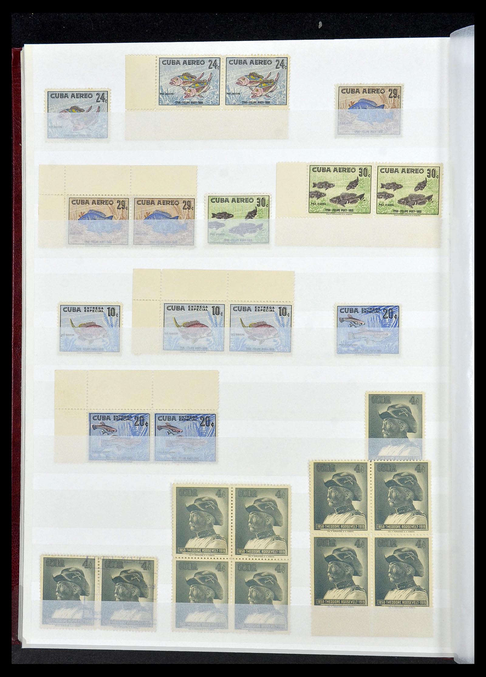 34179 080 - Postzegelverzameling 34179 Cuba 1899-1958.