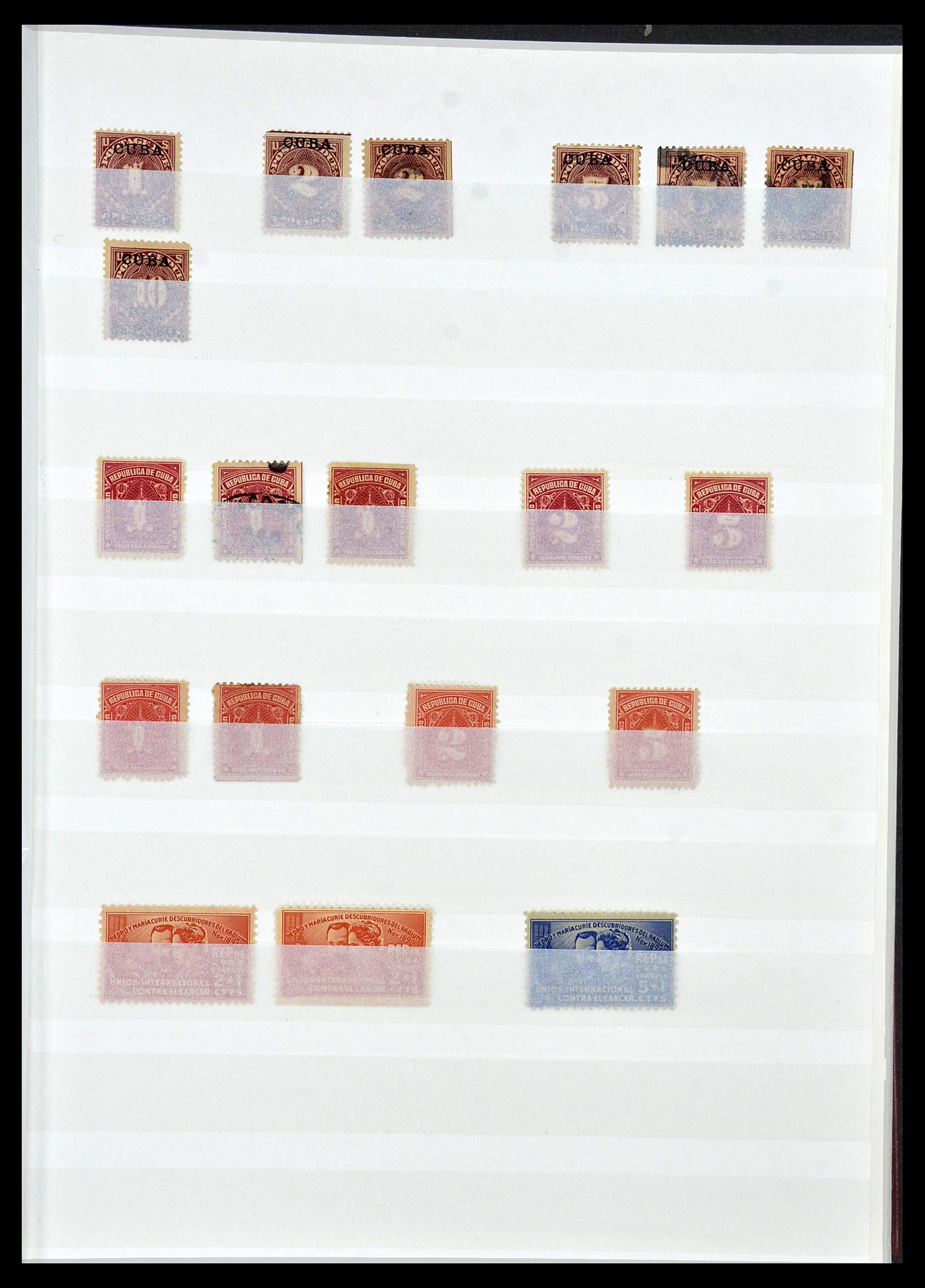 34179 083 - Postzegelverzameling 34179 Cuba 1899-1958.
