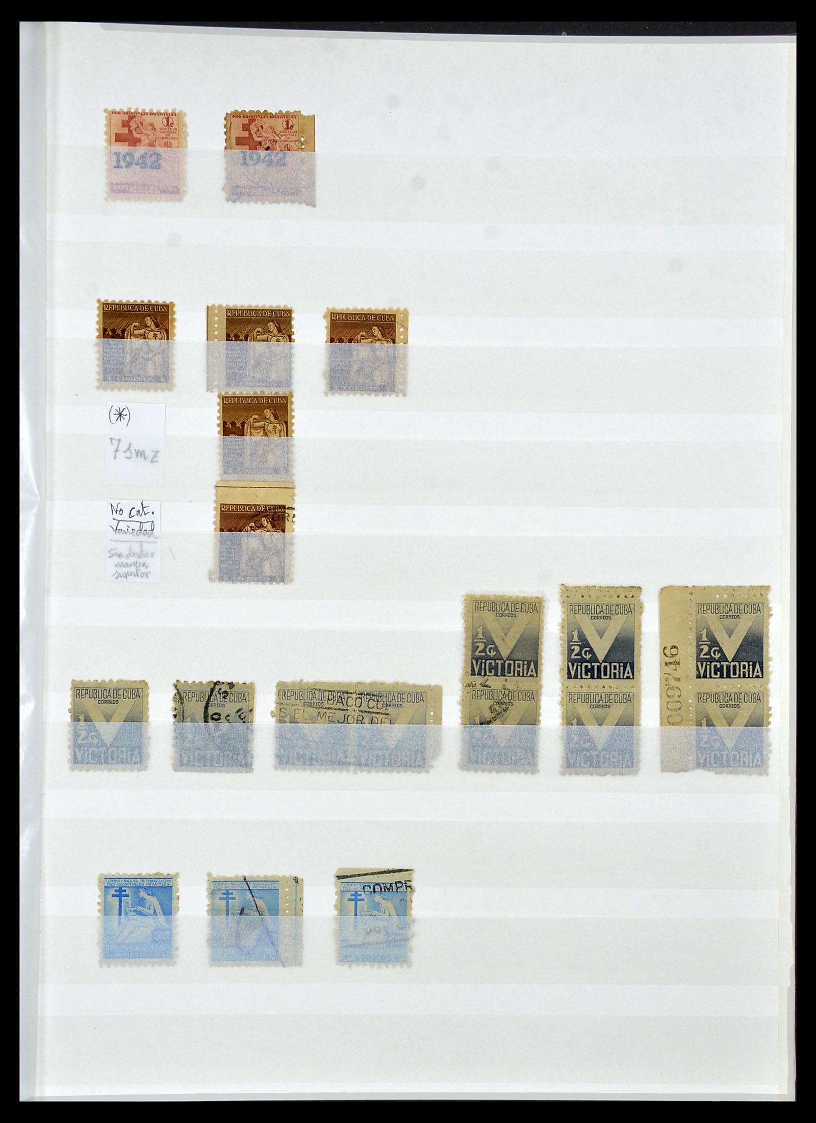 34179 087 - Postzegelverzameling 34179 Cuba 1899-1958.