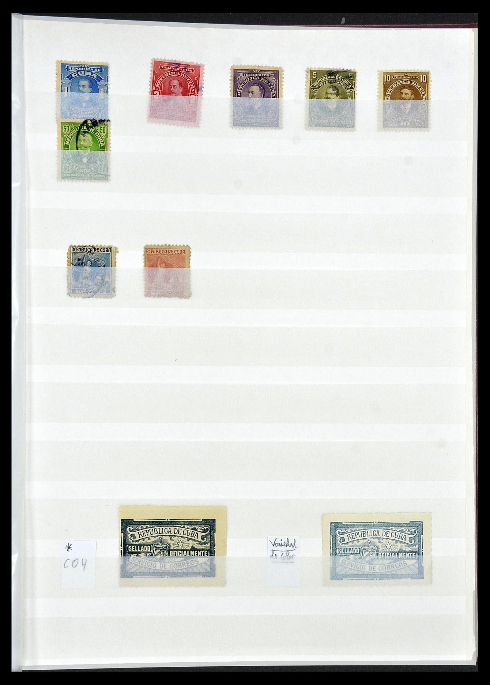 34179 095 - Postzegelverzameling 34179 Cuba 1899-1958.