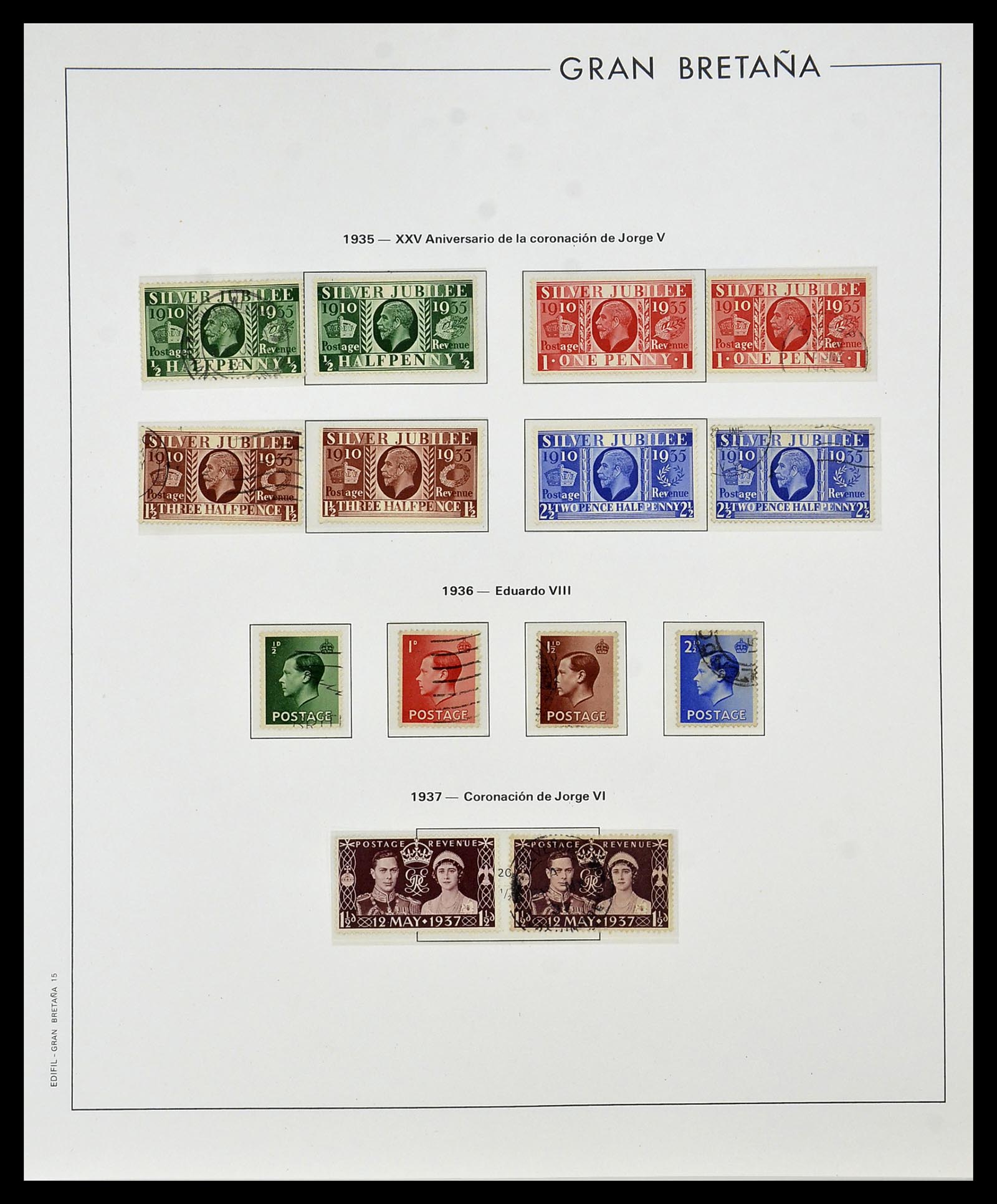 34181 009 - Stamp collection 34181 Great Britain 1869-1965.