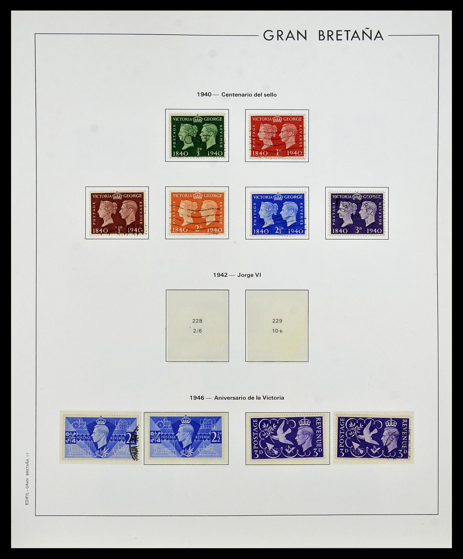 34181 015 - Stamp collection 34181 Great Britain 1869-1965.