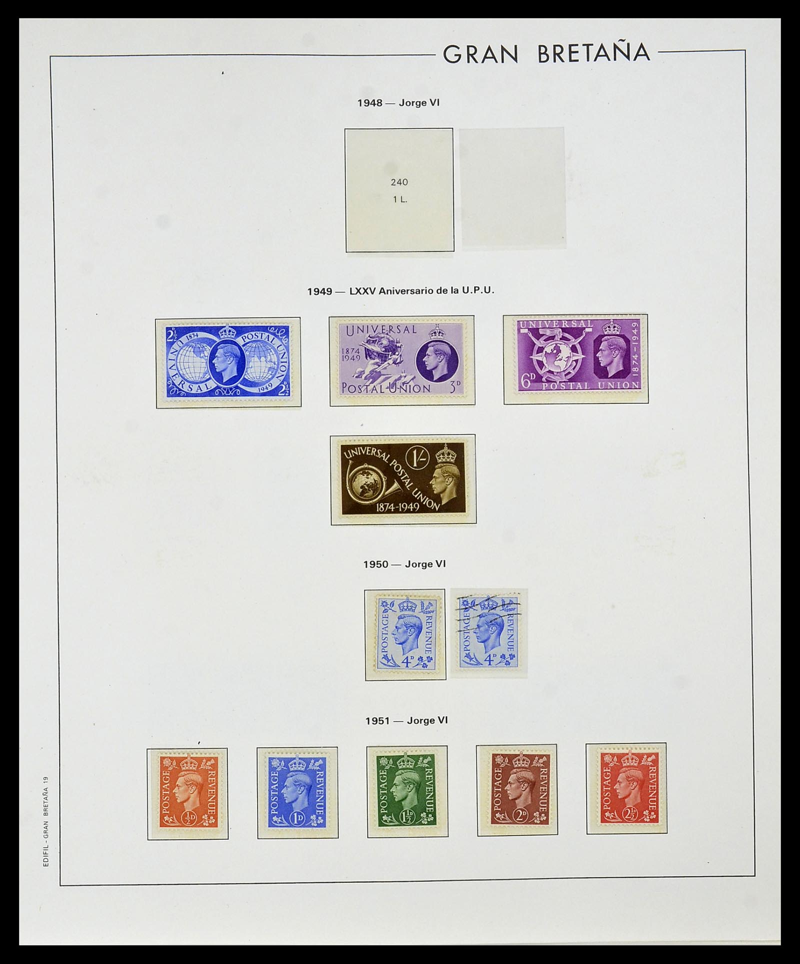 34181 018 - Stamp collection 34181 Great Britain 1869-1965.