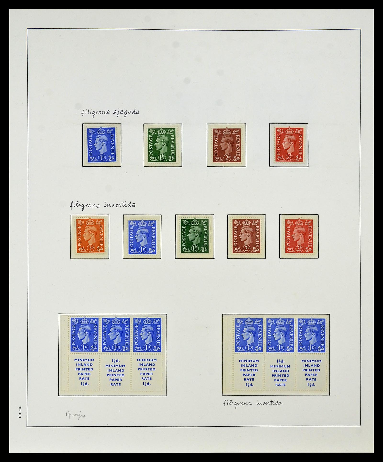 34181 019 - Stamp collection 34181 Great Britain 1869-1965.