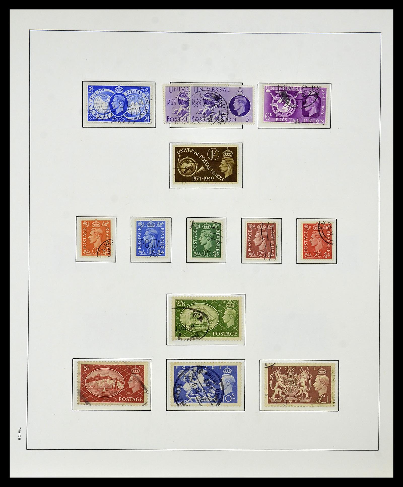 34181 021 - Stamp collection 34181 Great Britain 1869-1965.