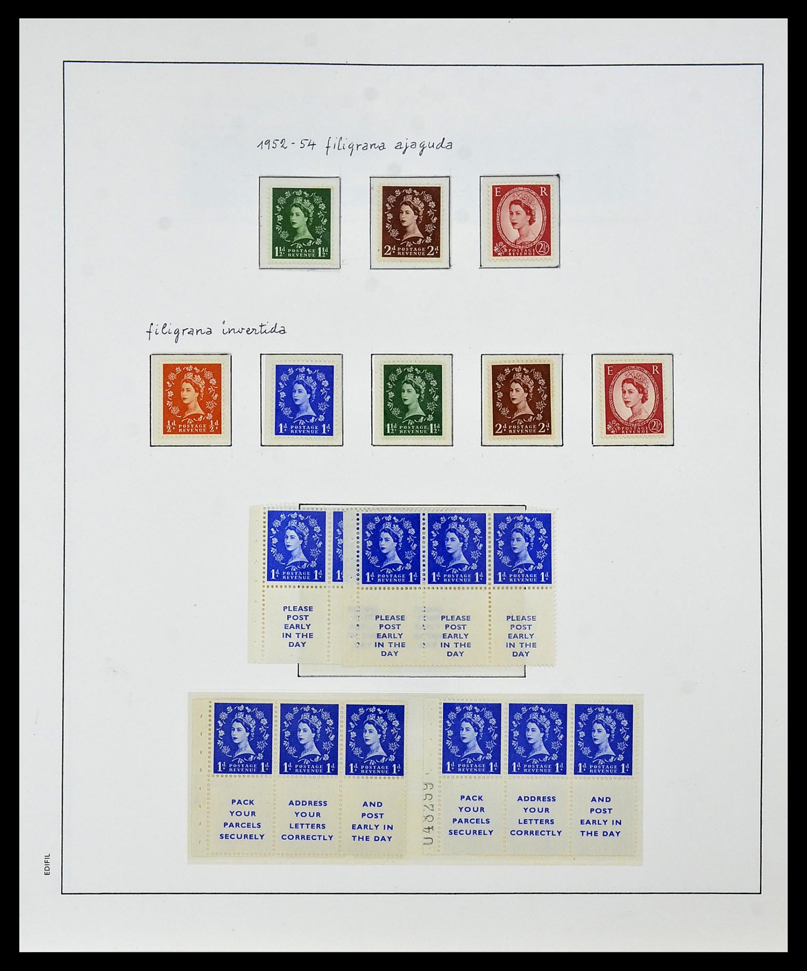 34181 024 - Stamp collection 34181 Great Britain 1869-1965.