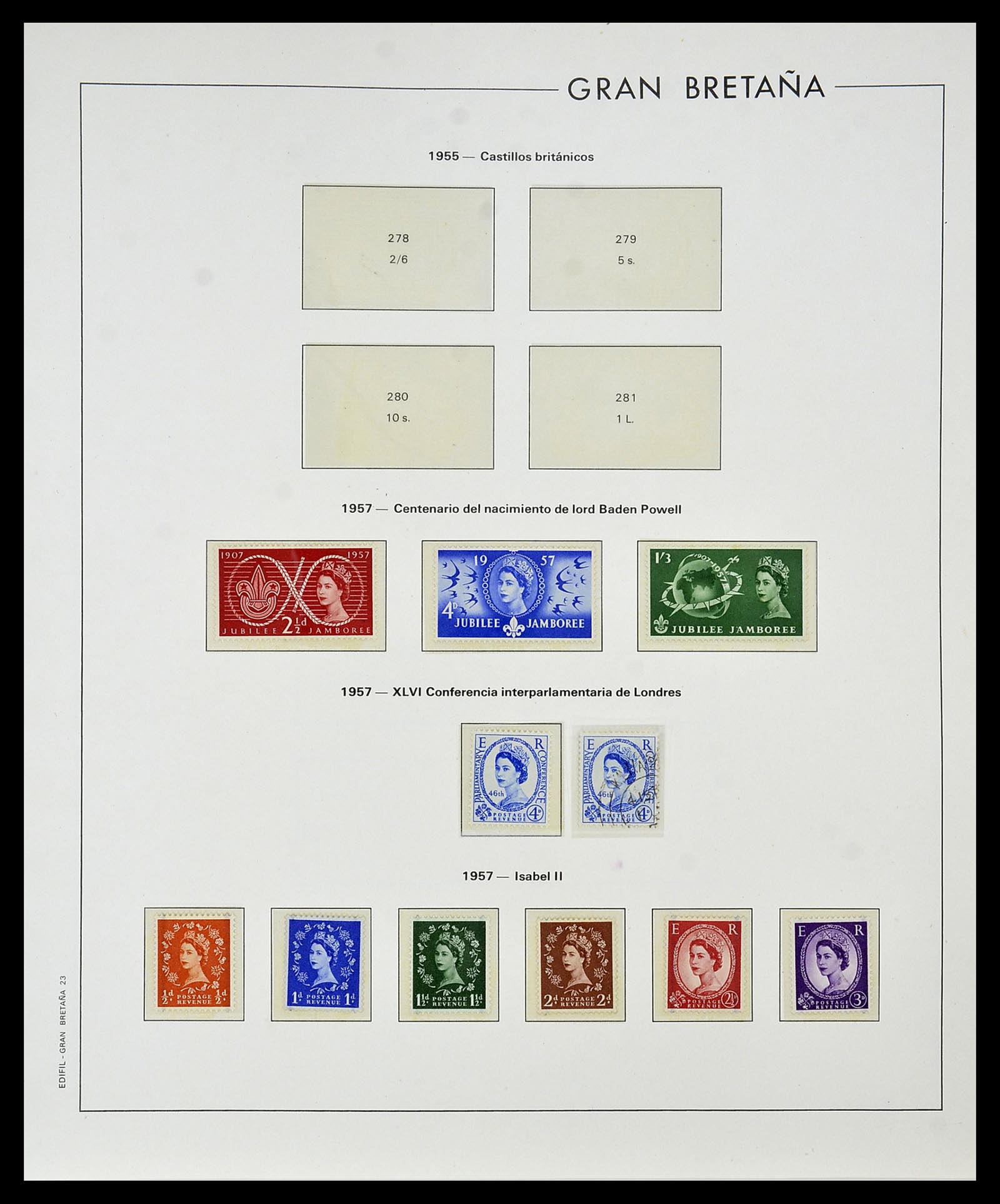34181 033 - Stamp collection 34181 Great Britain 1869-1965.