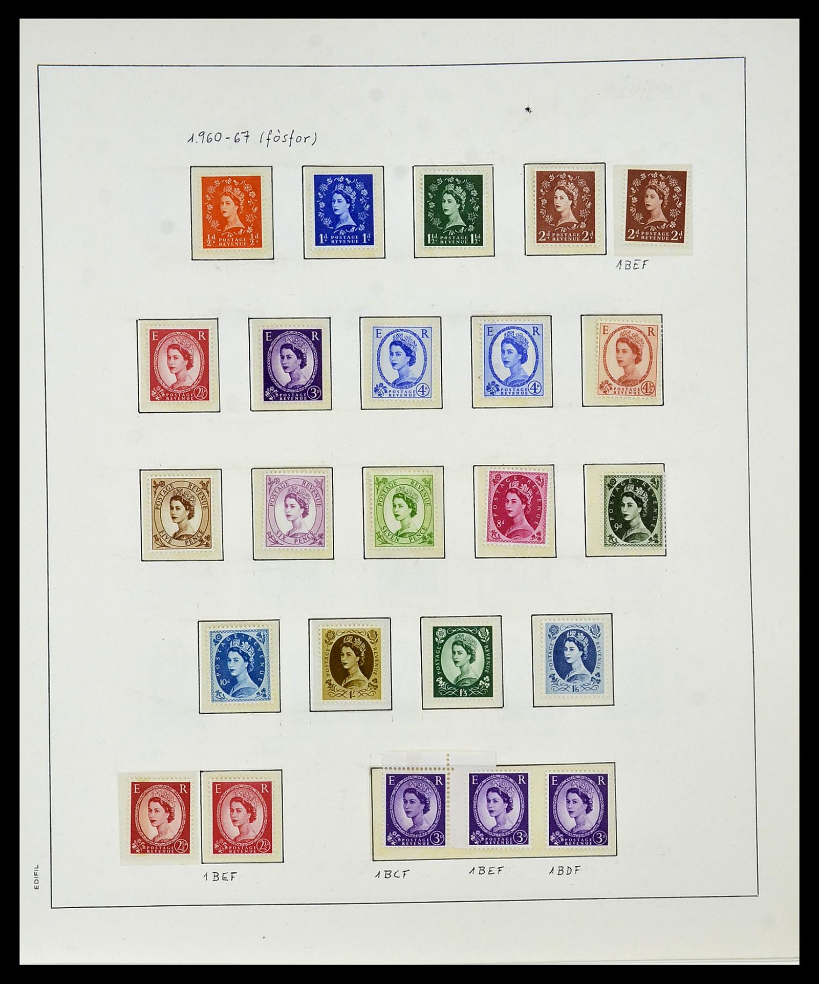 34181 042 - Stamp collection 34181 Great Britain 1869-1965.