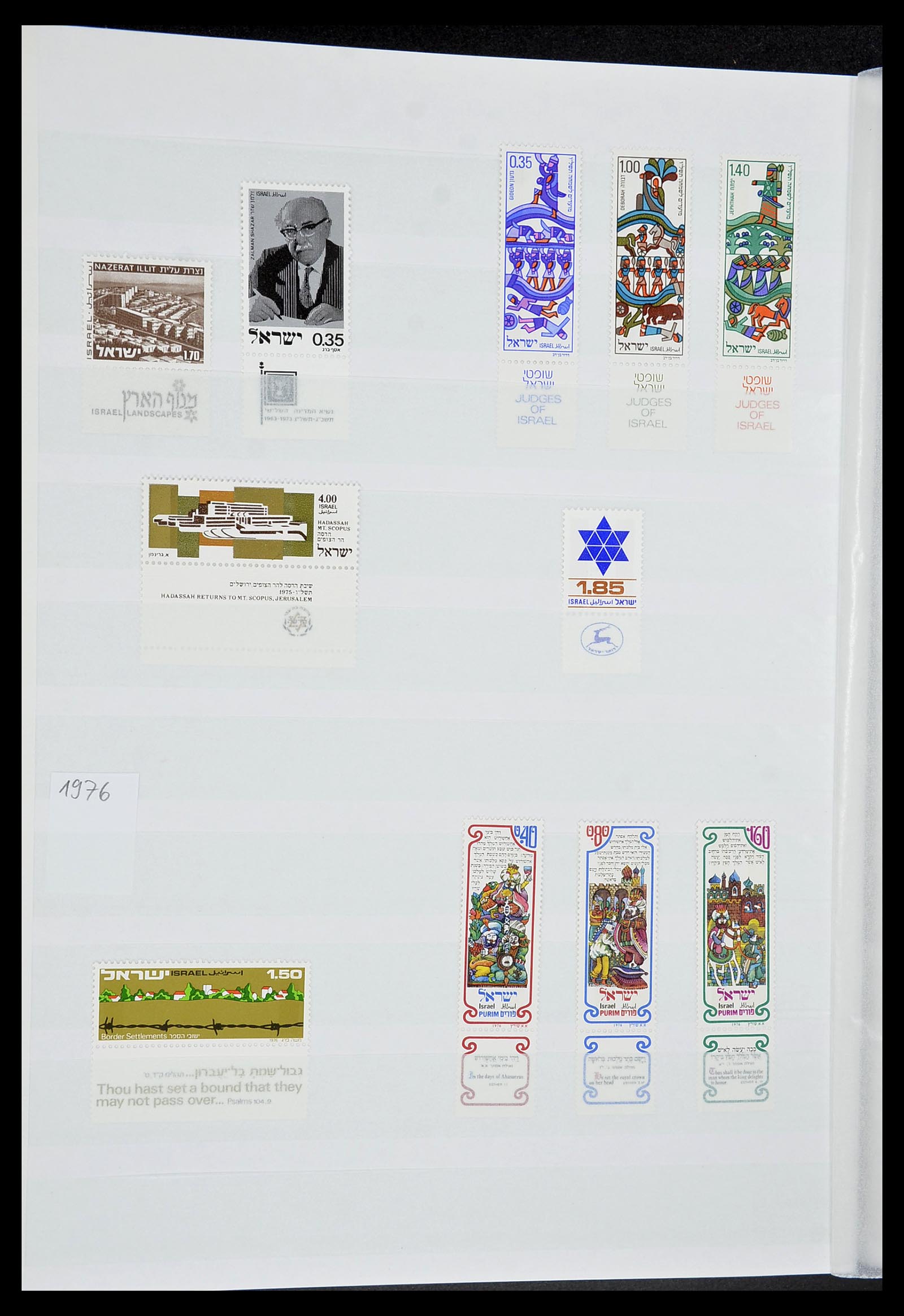 34182 040 - Postzegelverzameling 34182 Israël 1918-2010.
