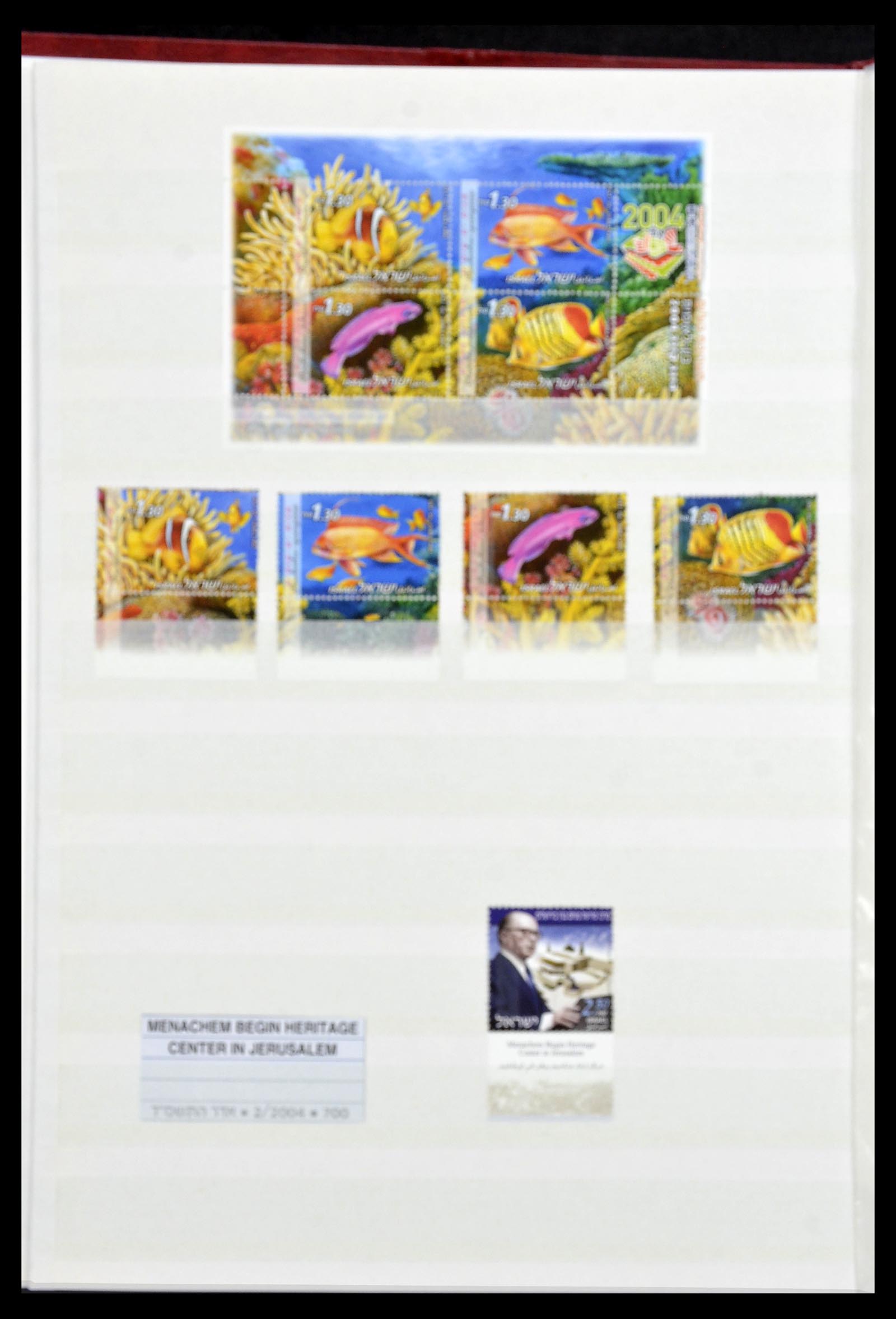 34182 064 - Postzegelverzameling 34182 Israël 1918-2010.