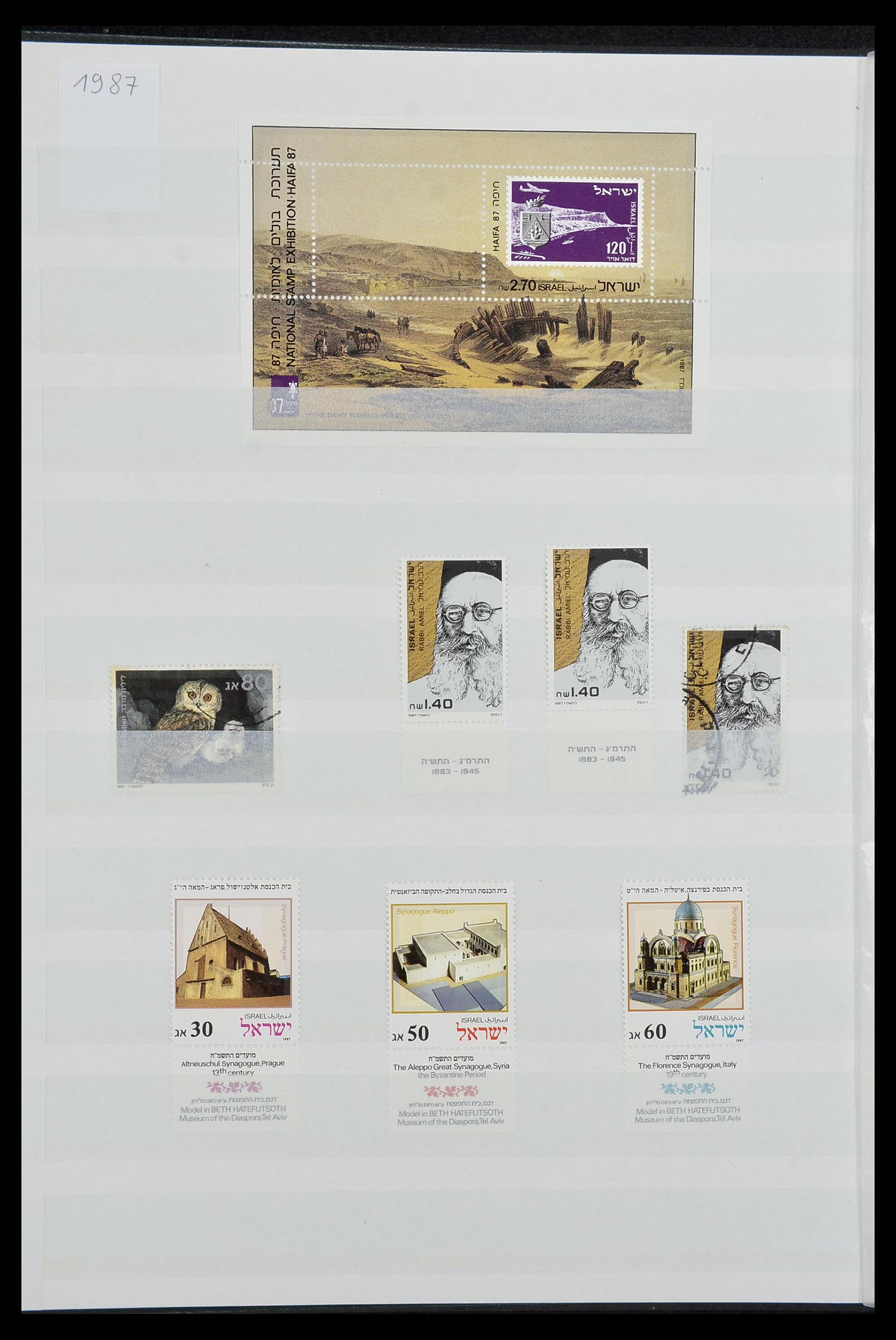 34182 124 - Postzegelverzameling 34182 Israël 1918-2010.