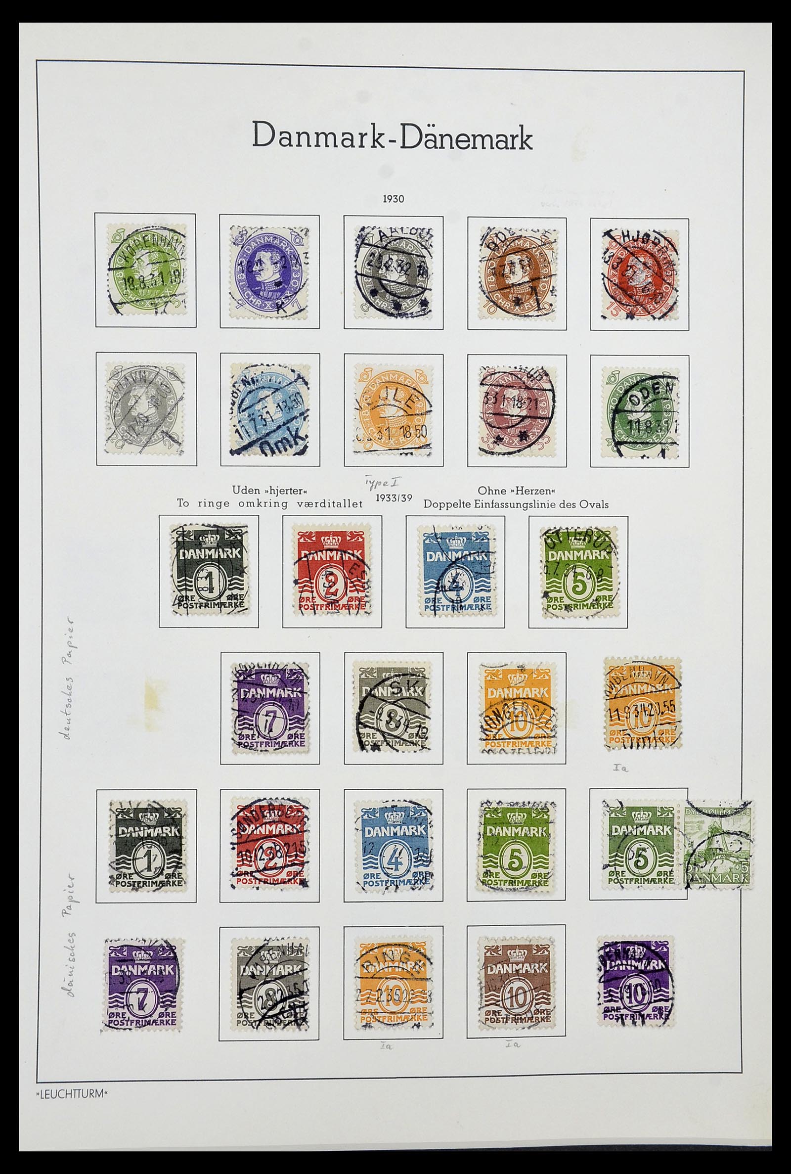 34183 001 - Stamp collection 34183 Denmark 1930-2014.