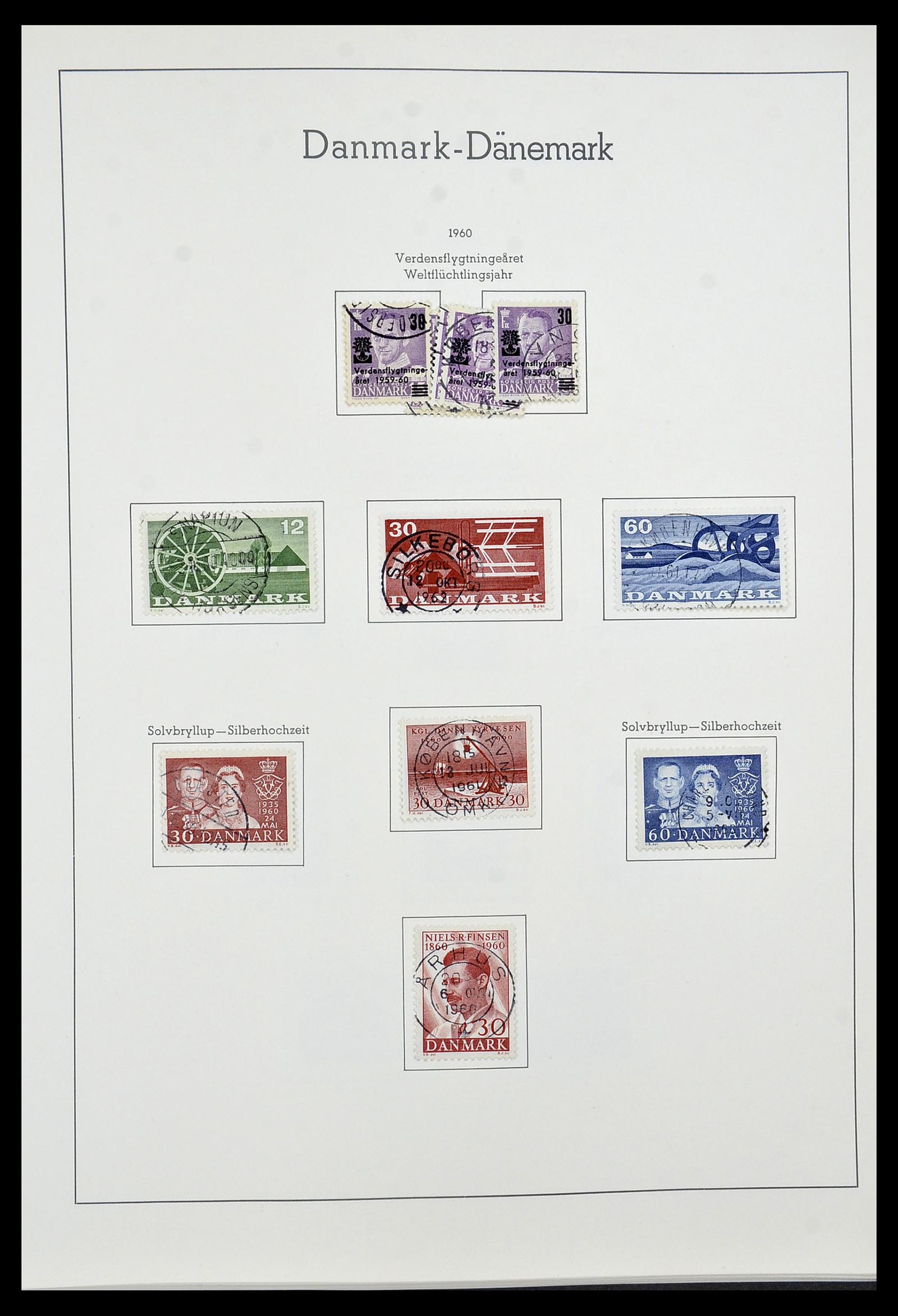 34183 015 - Postzegelverzameling 34183 Denemarken 1930-2014.