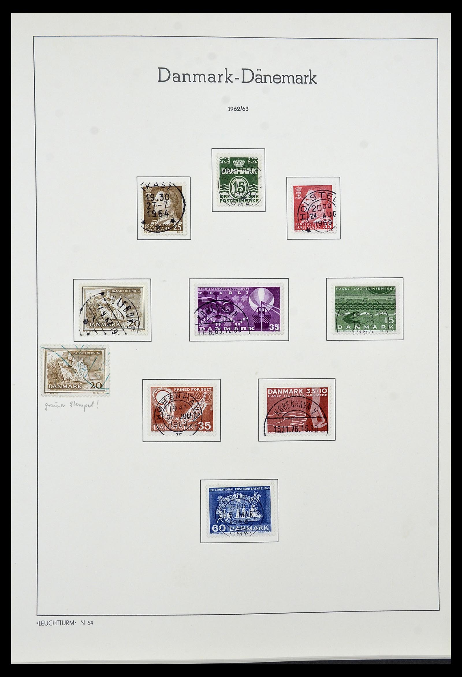 34183 019 - Postzegelverzameling 34183 Denemarken 1930-2014.