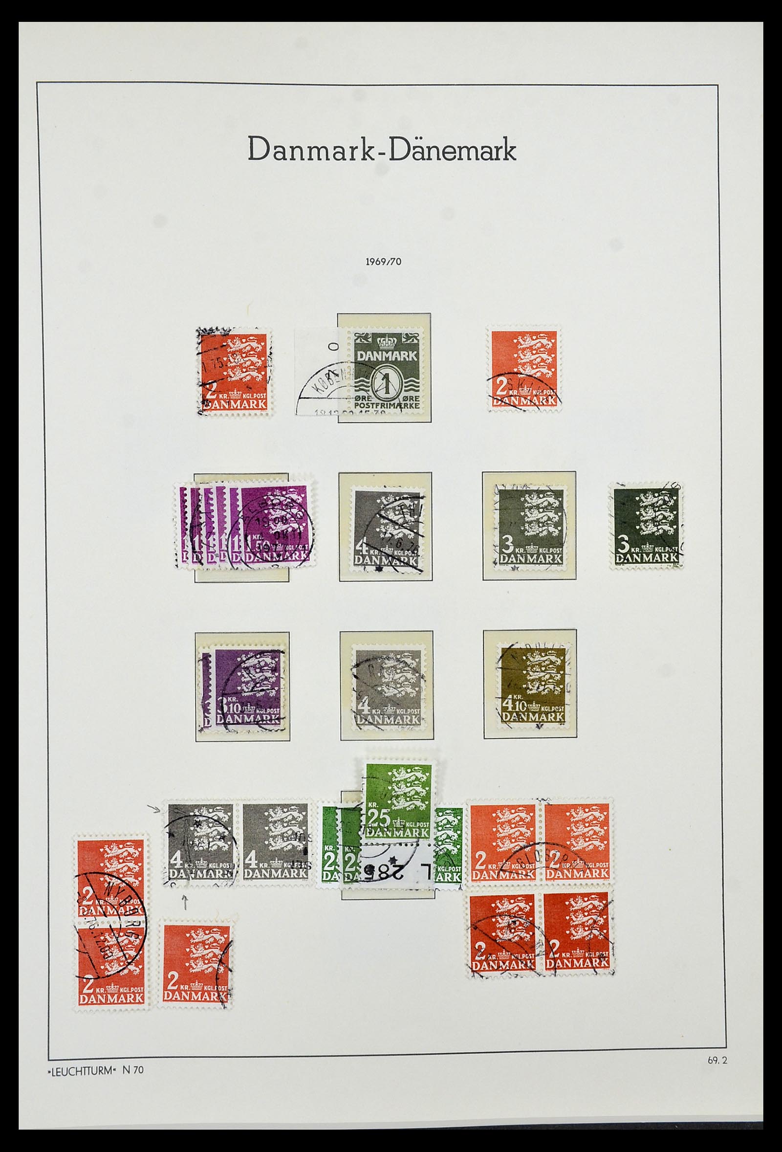 34183 031 - Postzegelverzameling 34183 Denemarken 1930-2014.