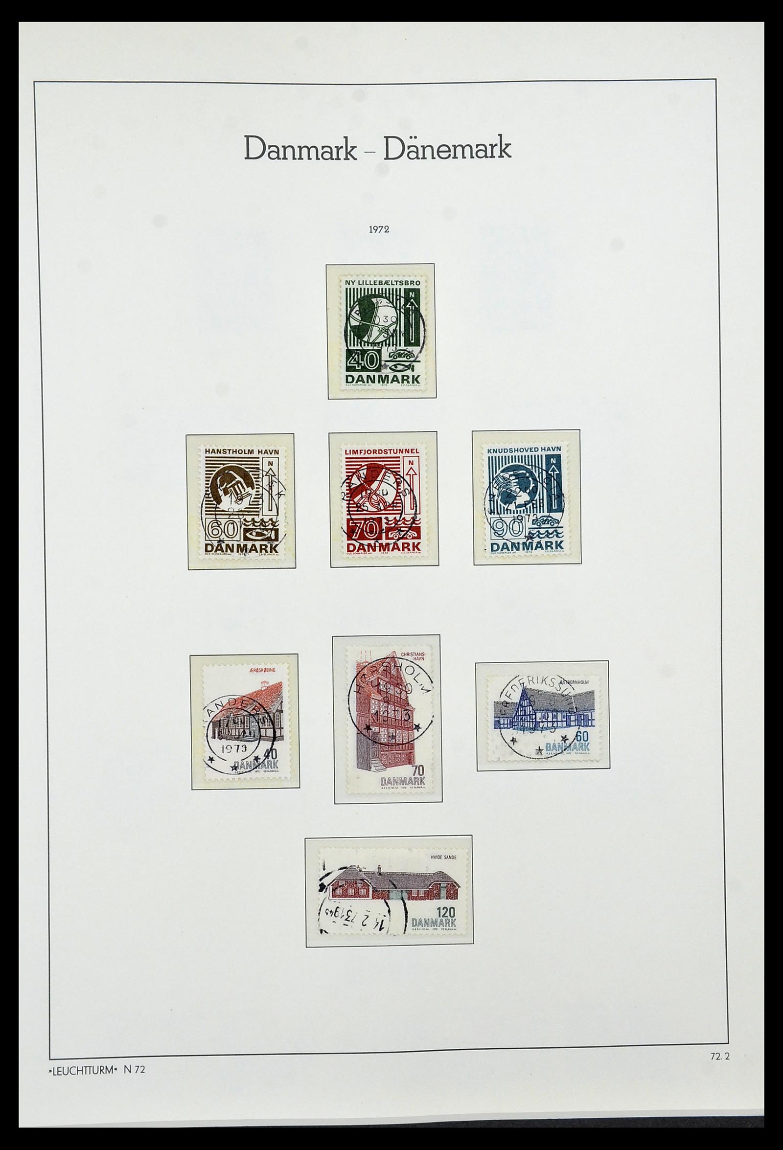 34183 034 - Postzegelverzameling 34183 Denemarken 1930-2014.