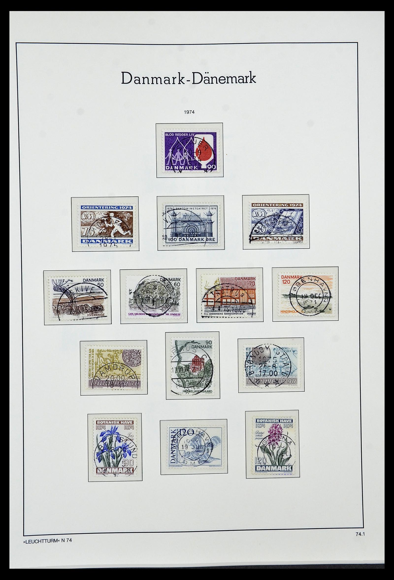 34183 037 - Postzegelverzameling 34183 Denemarken 1930-2014.