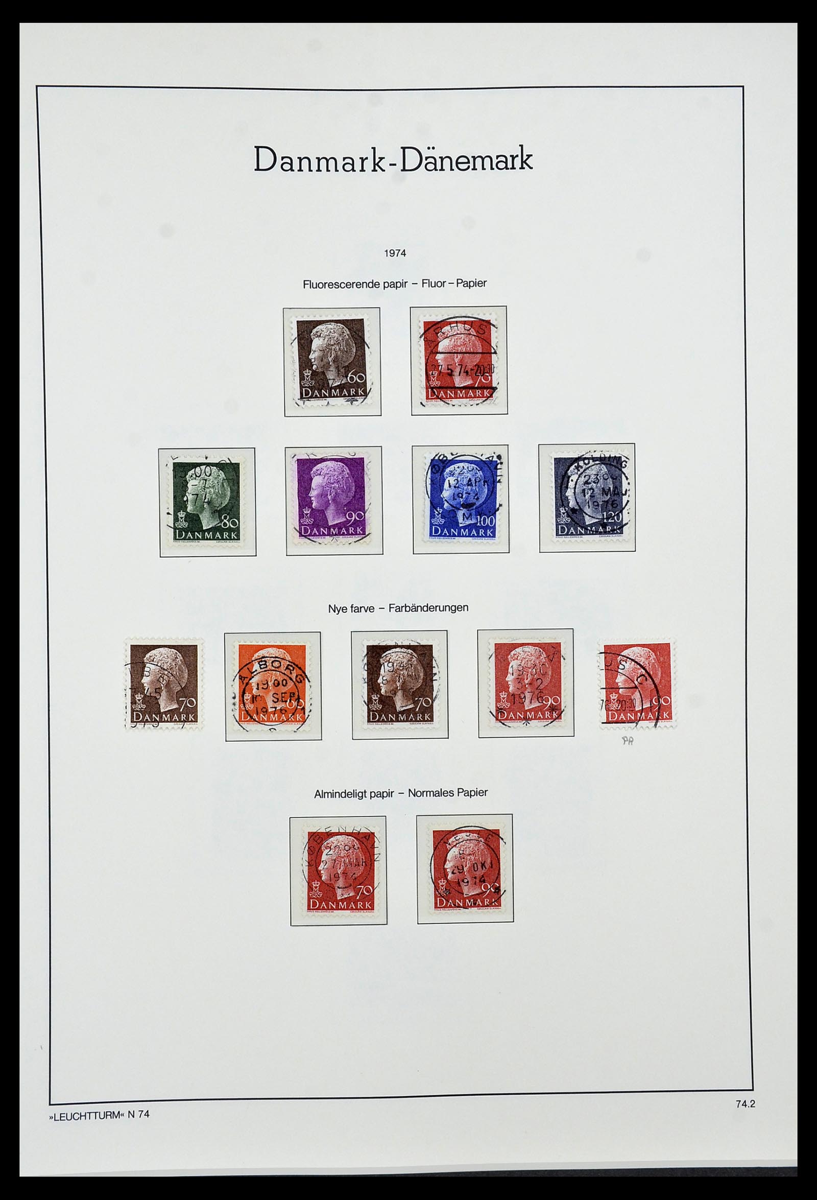 34183 038 - Postzegelverzameling 34183 Denemarken 1930-2014.