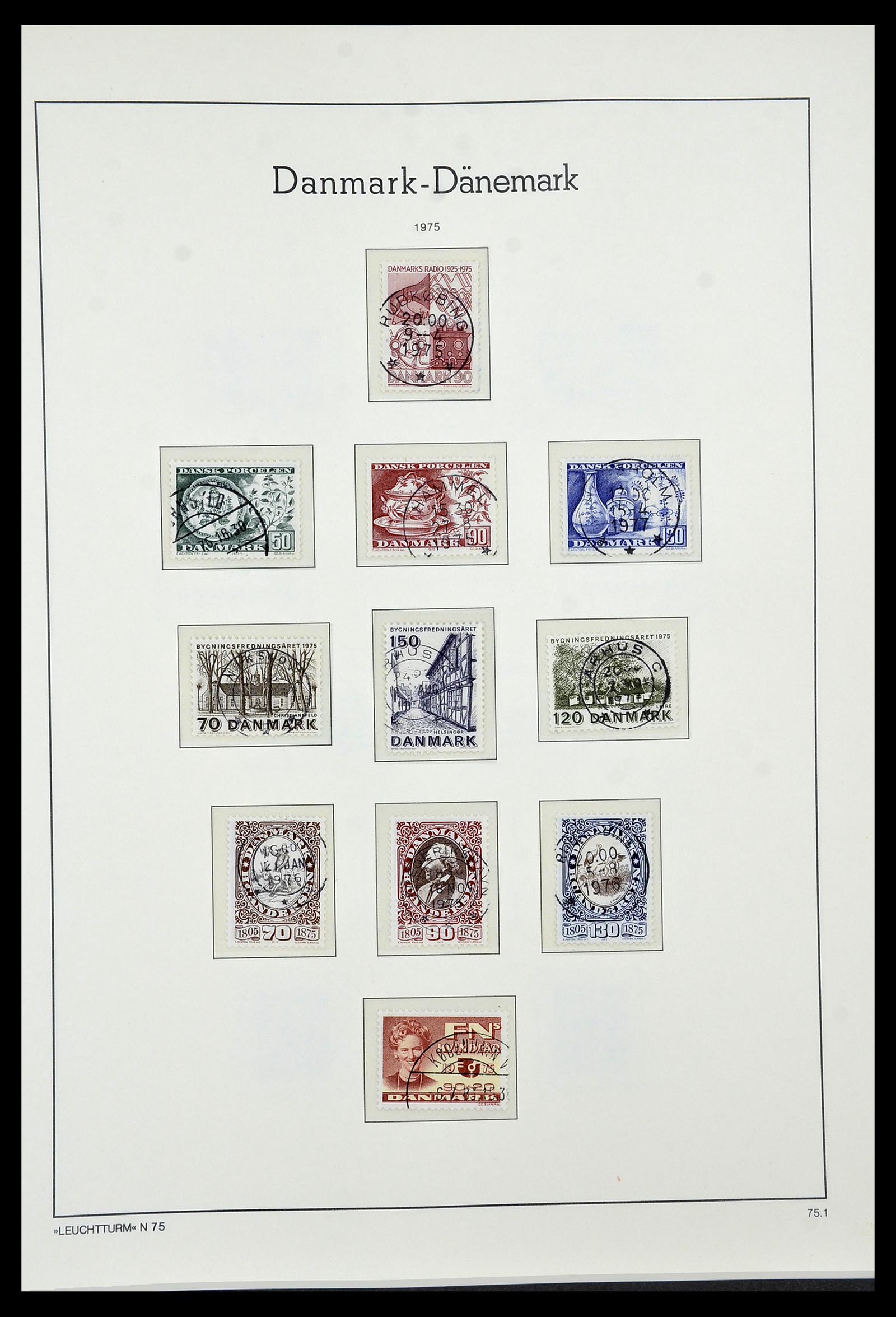 34183 039 - Postzegelverzameling 34183 Denemarken 1930-2014.
