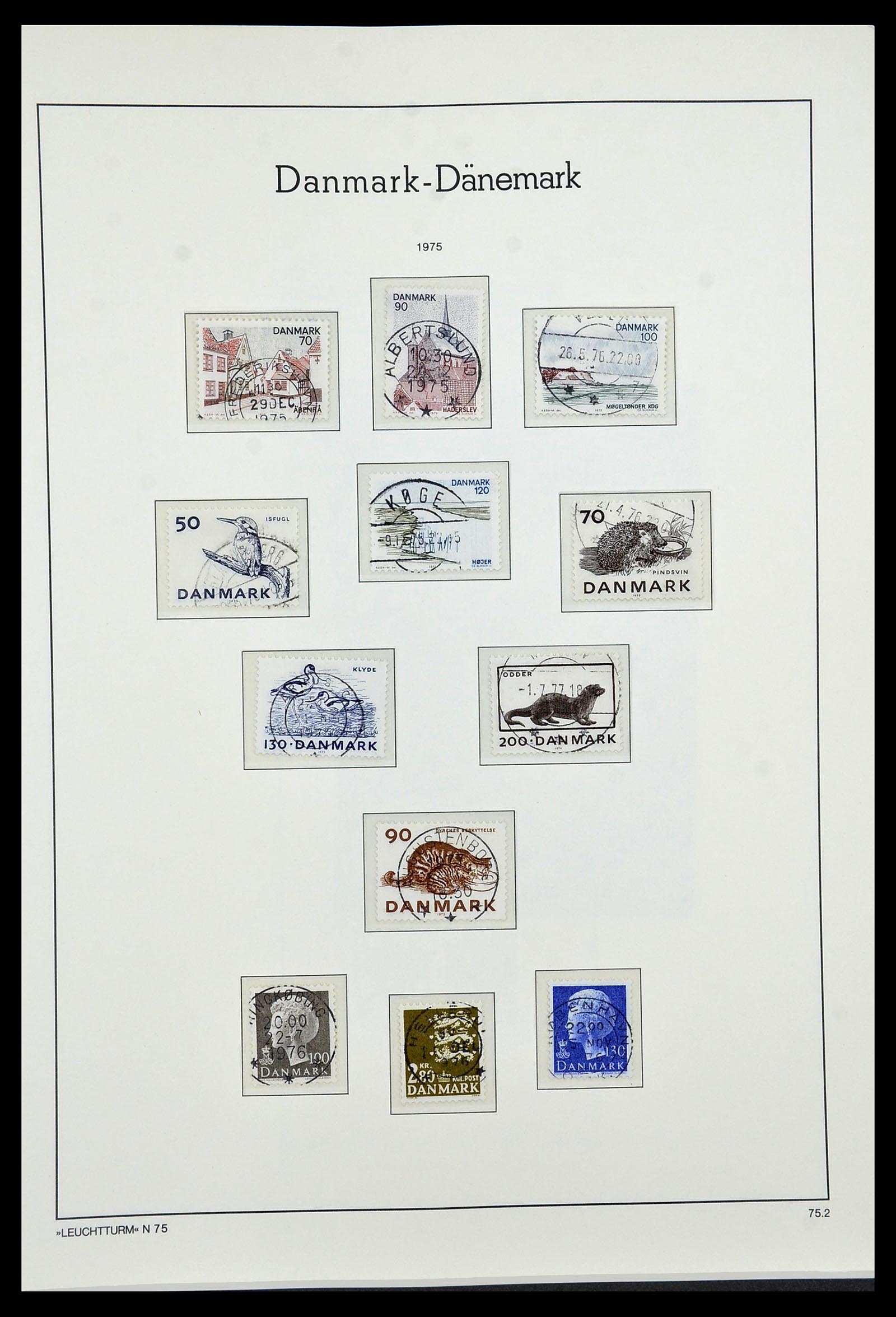 34183 040 - Postzegelverzameling 34183 Denemarken 1930-2014.