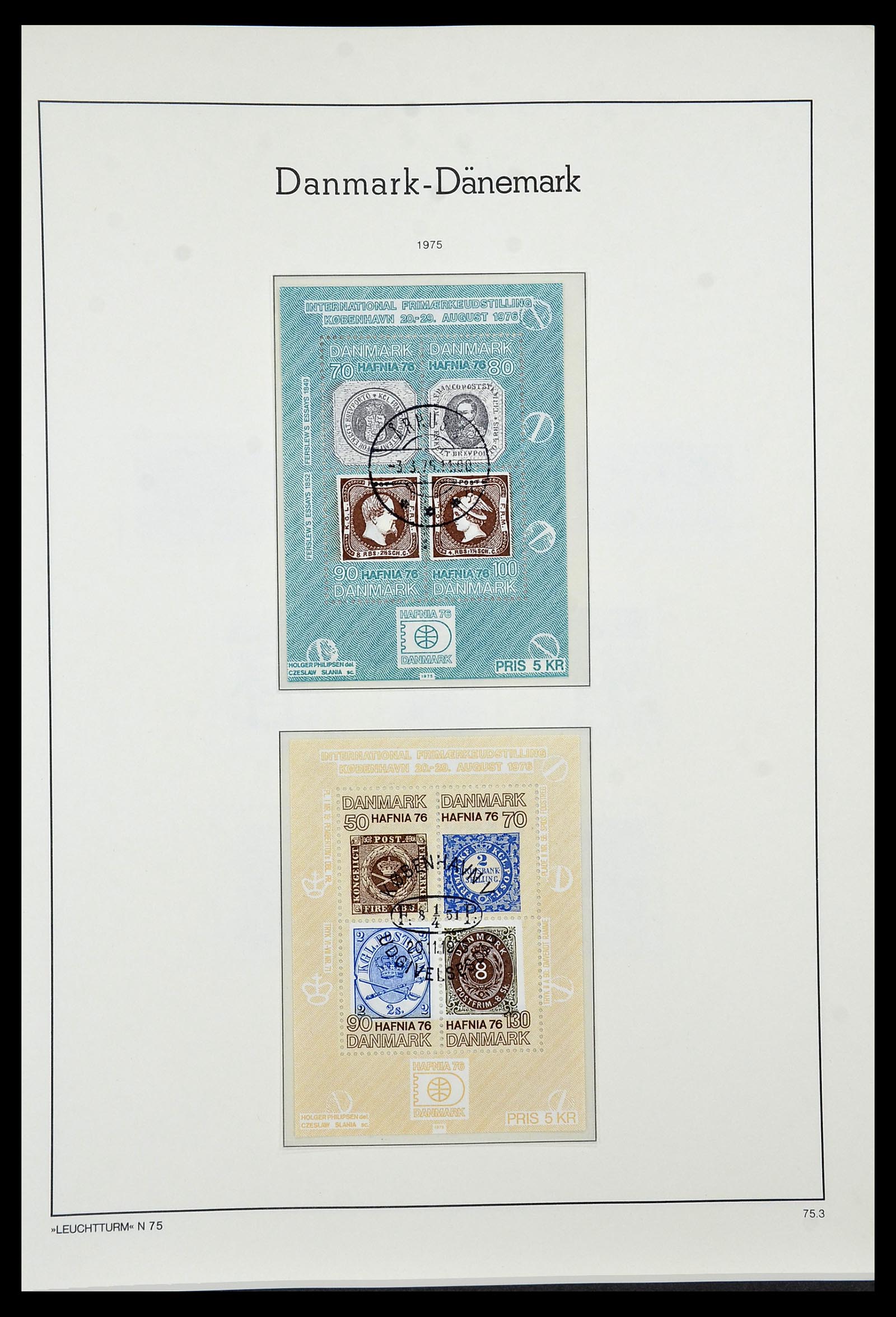 34183 041 - Postzegelverzameling 34183 Denemarken 1930-2014.